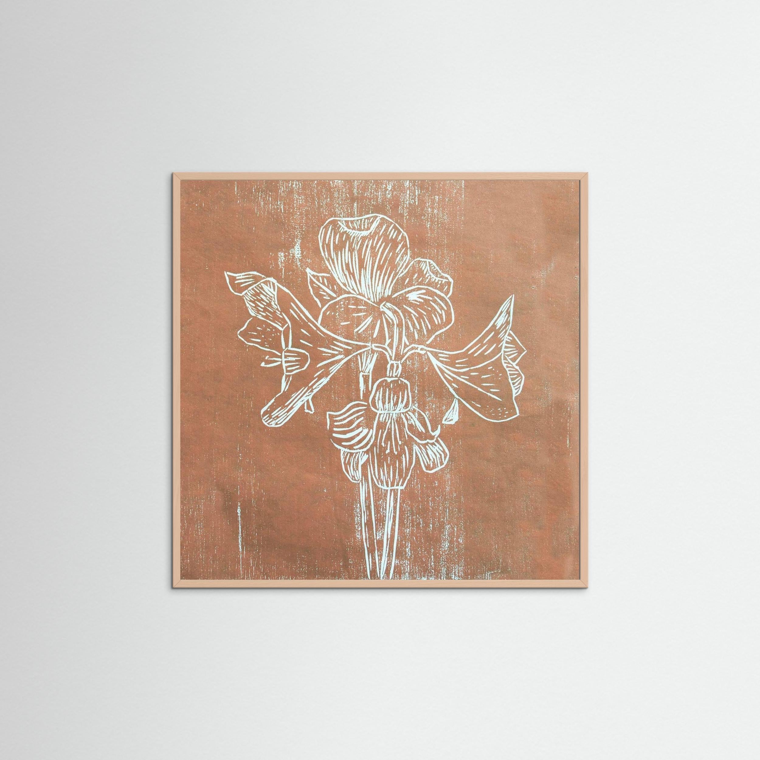 Fine Art Papaer Print: "Brown Amaryllis"