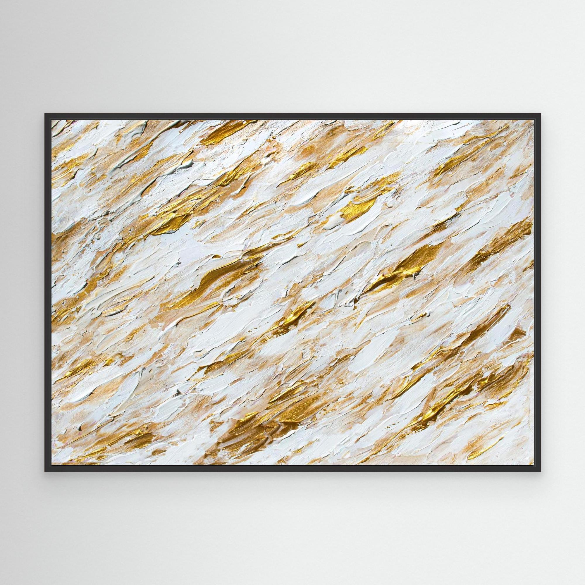 Canvas Print: "Splashing Gold"
