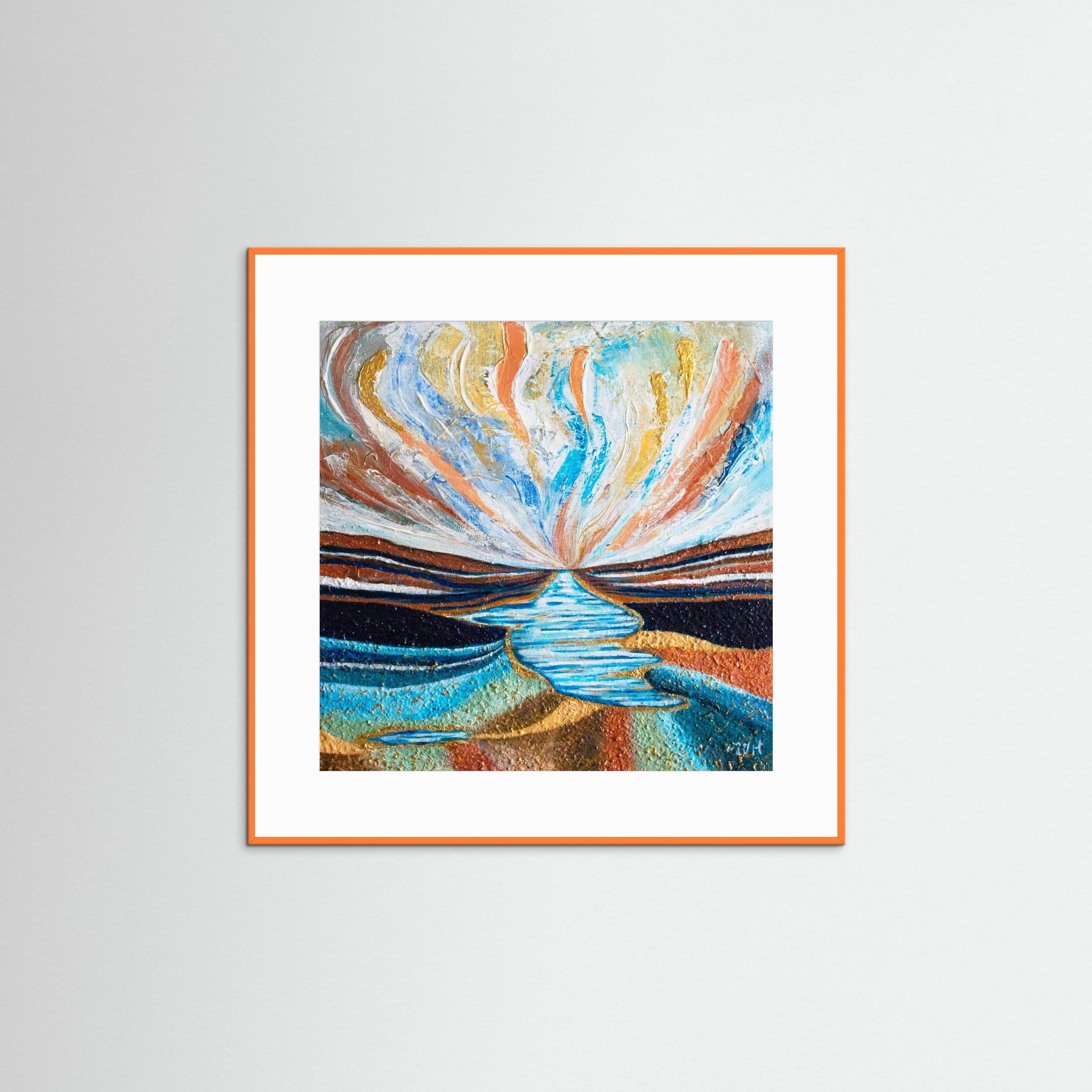 Fine Art Paper Print: "Magic ocean"