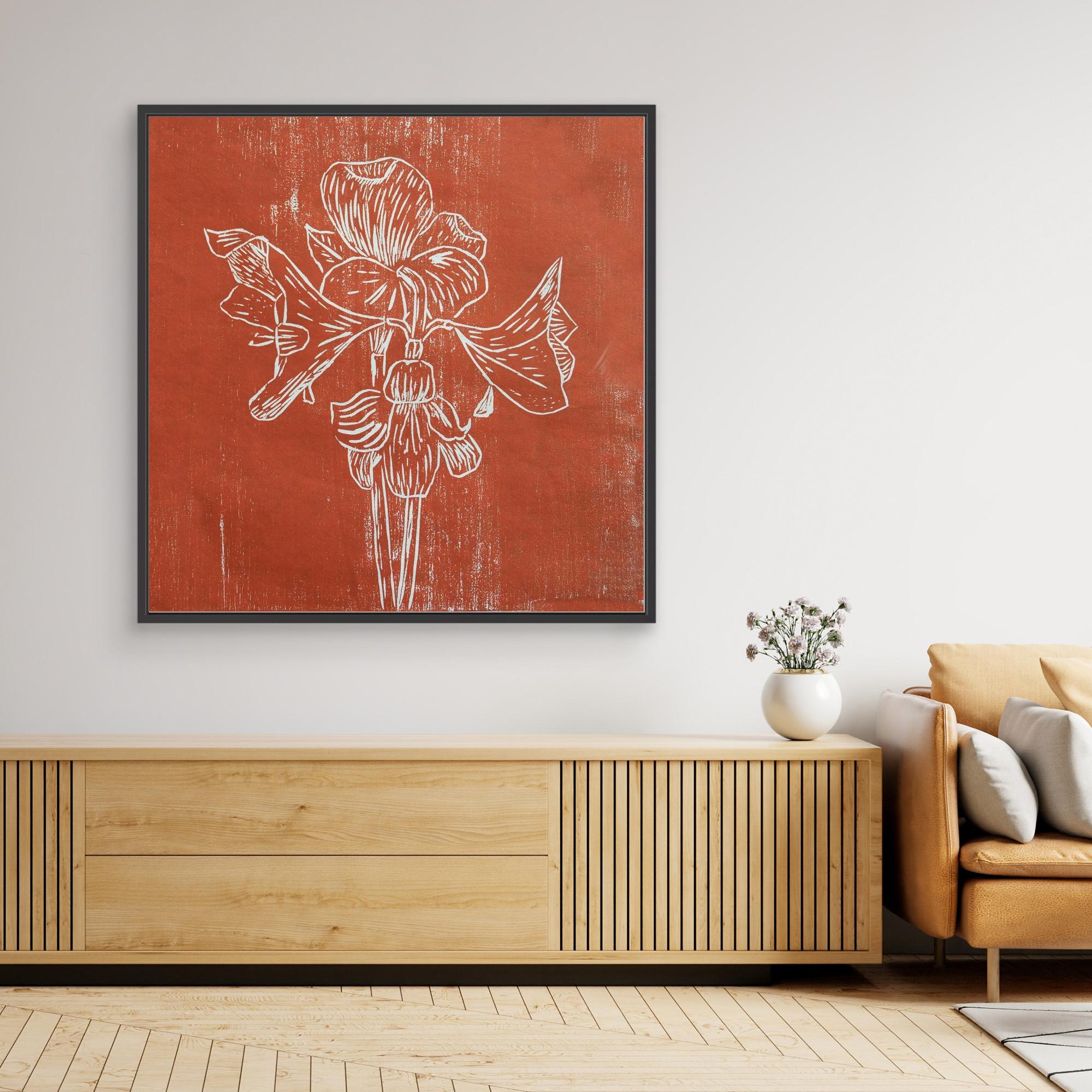 Canvas Print: " Red Amaryllis"