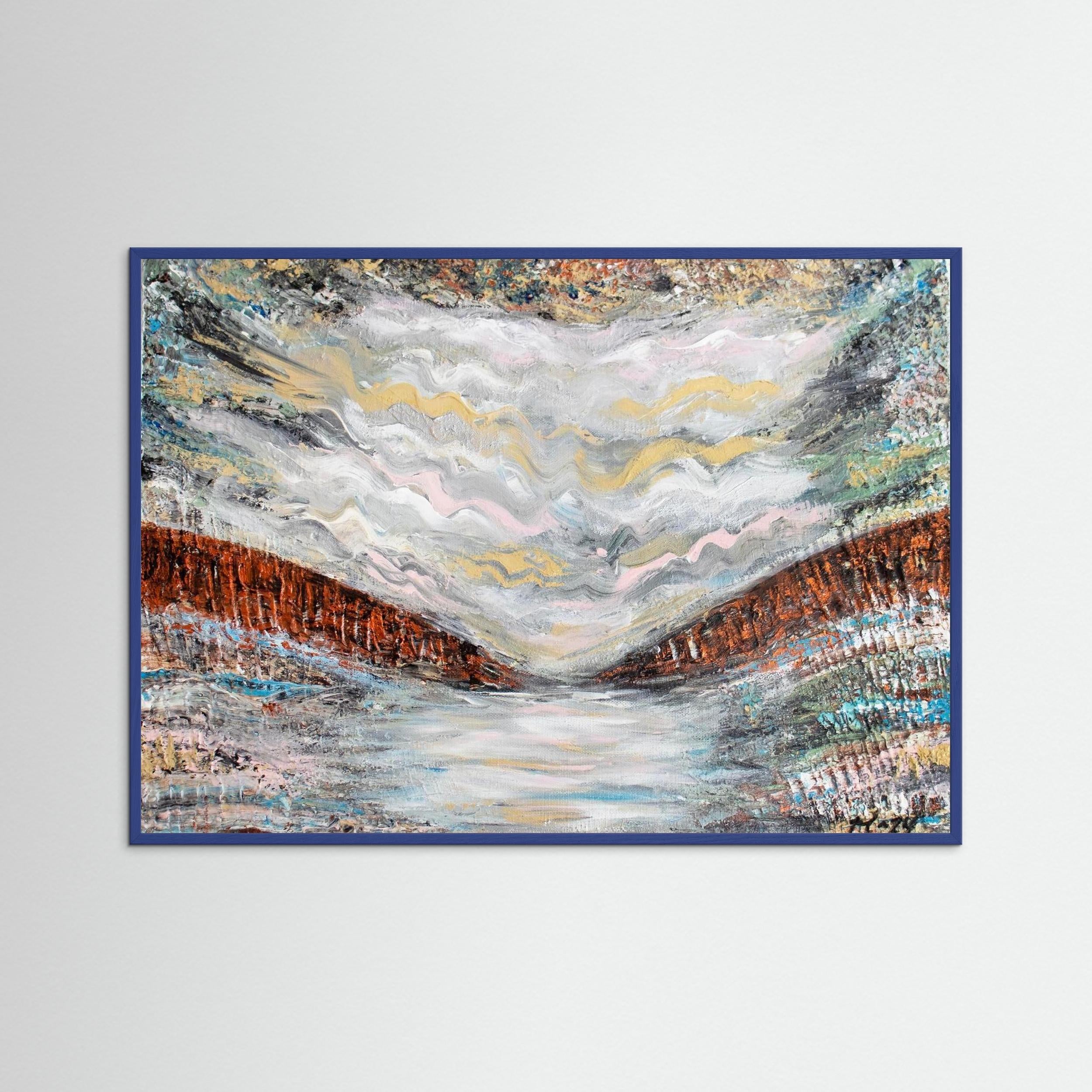 Fine Art Paper Print: "Shades of pink"