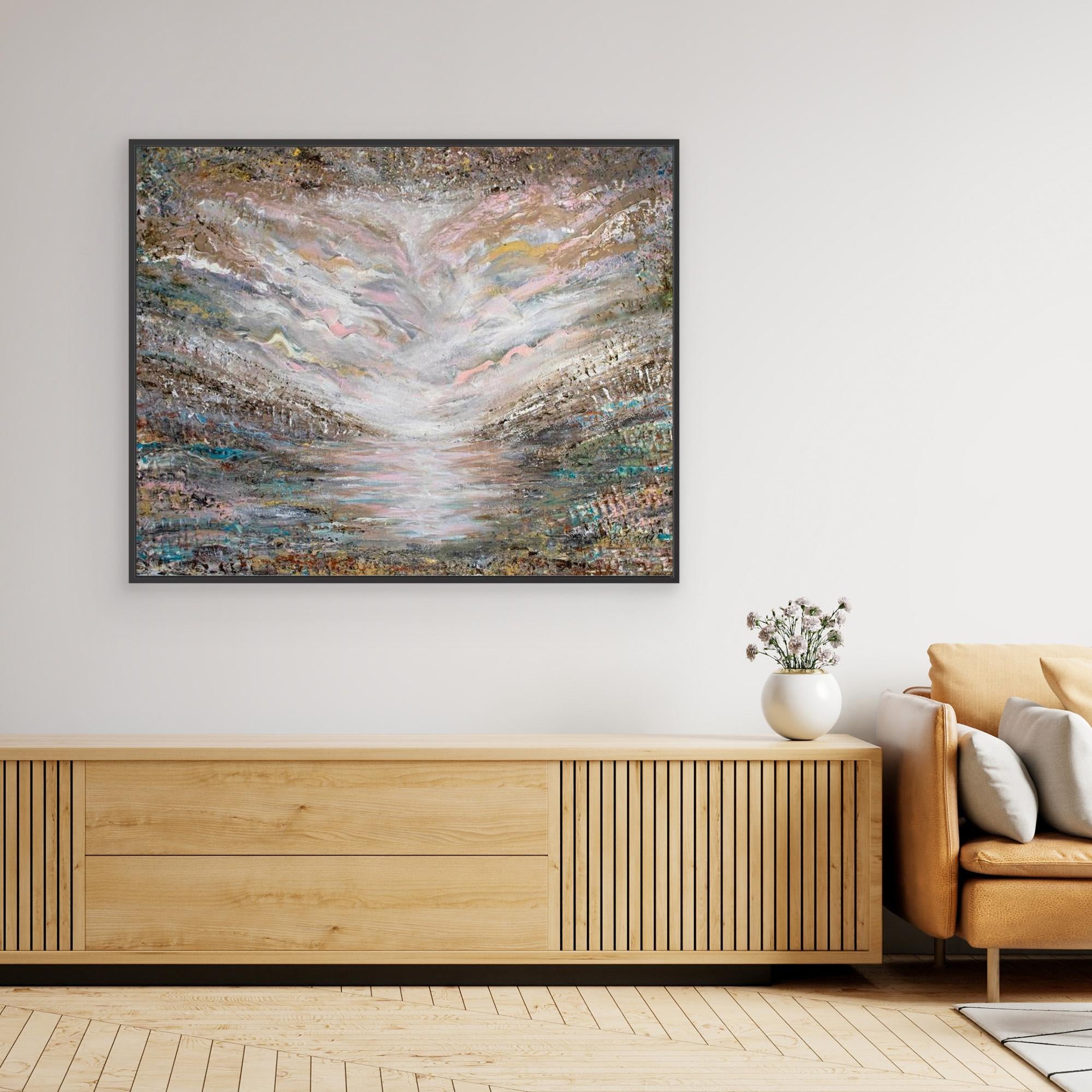 Canvas Print: "Shades of Pink"