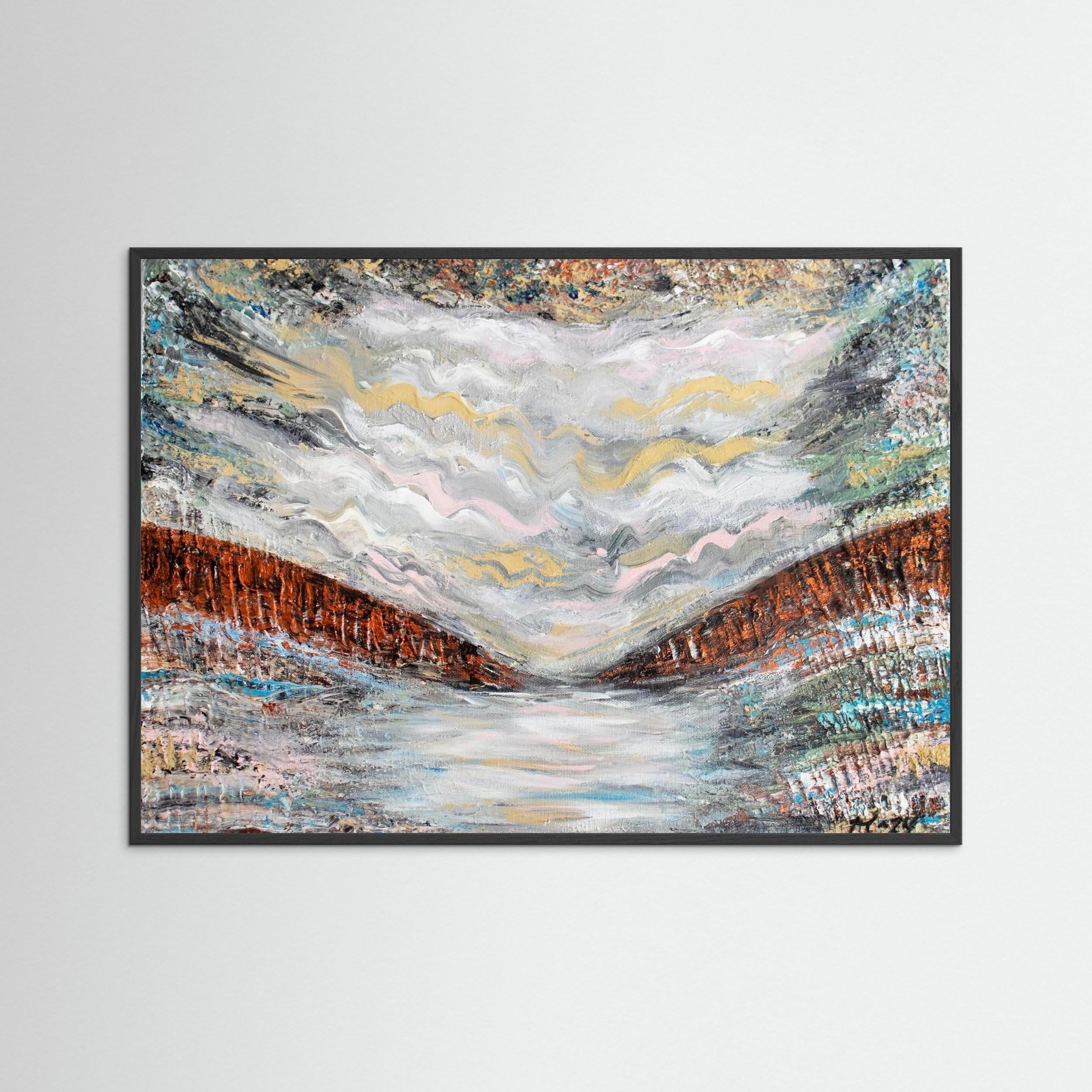 Fine Art Paper Print: "Shades of pink"