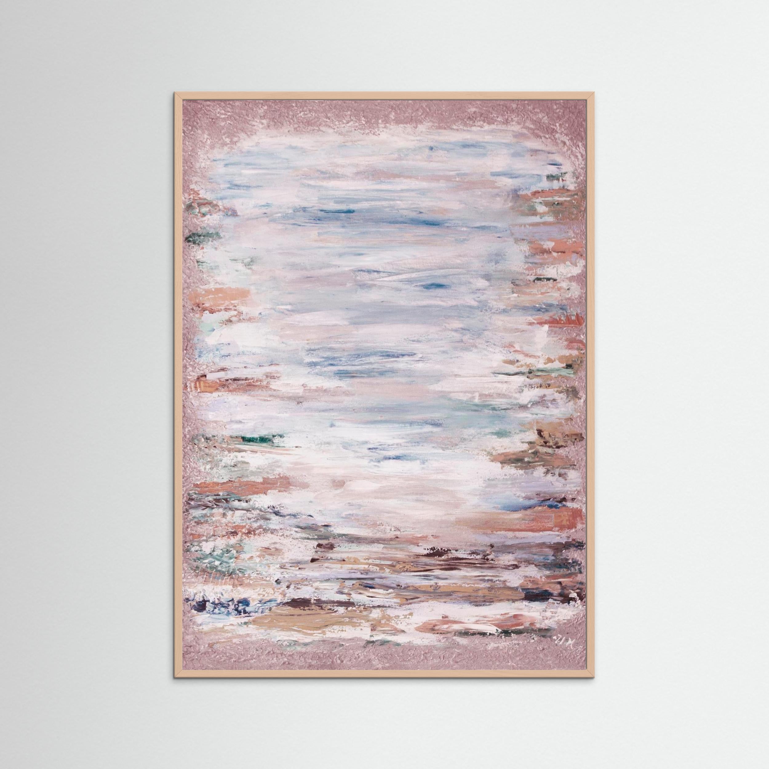 Fine Art Print Paper: "Silver daylight rose"