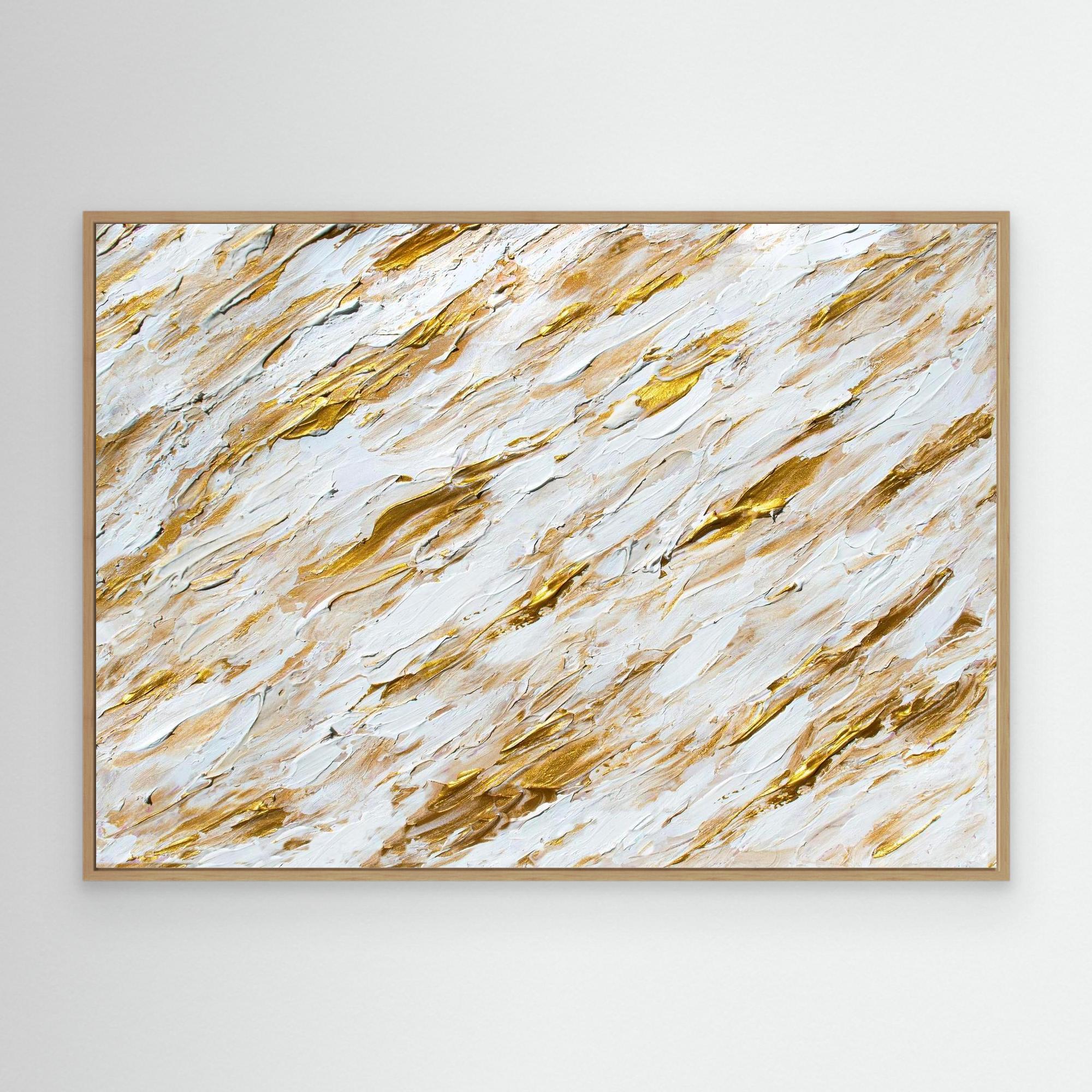 Canvas Print: "Splashing Gold"