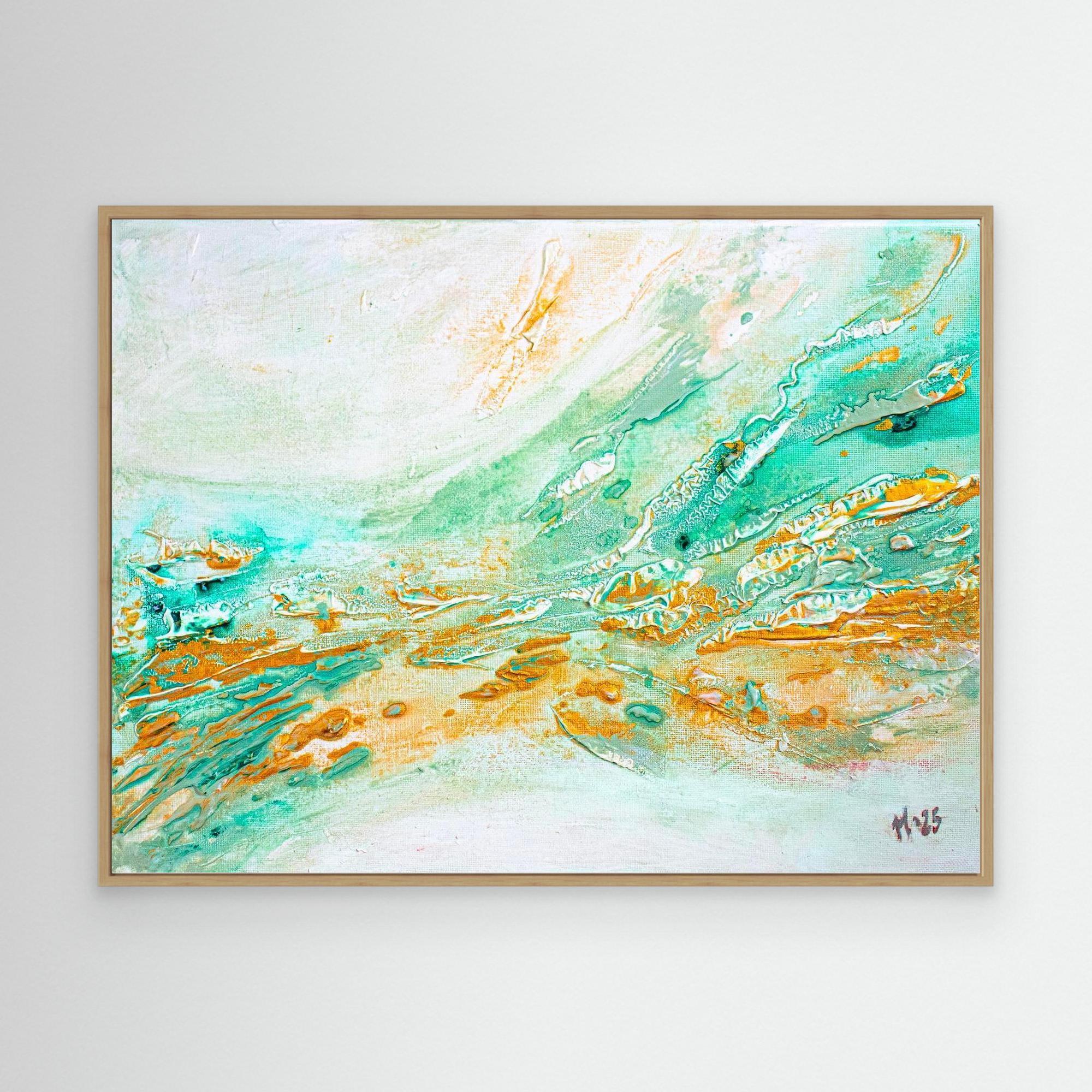 Canvas Print: "Golden current"