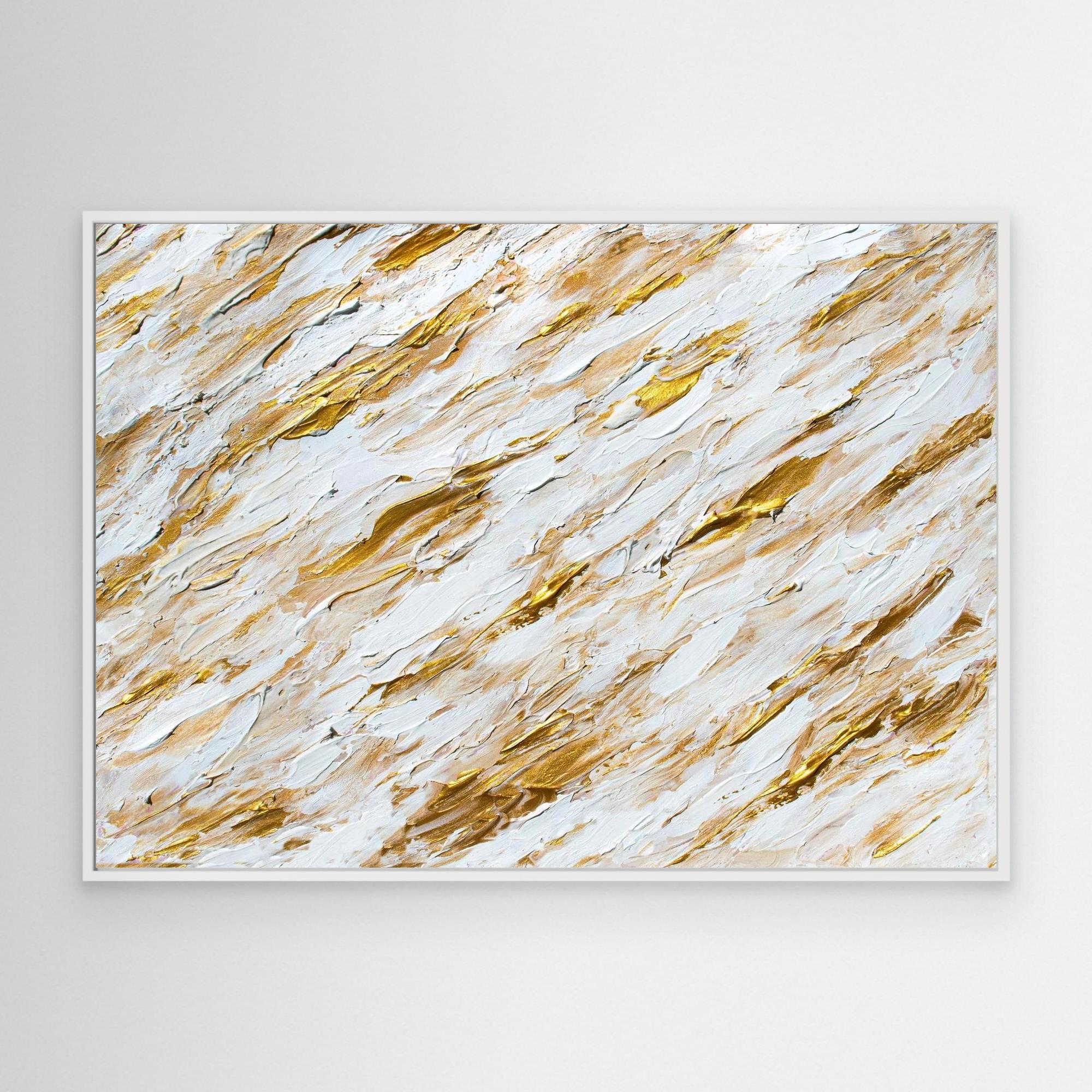 Canvas Print: "Splashing Gold"