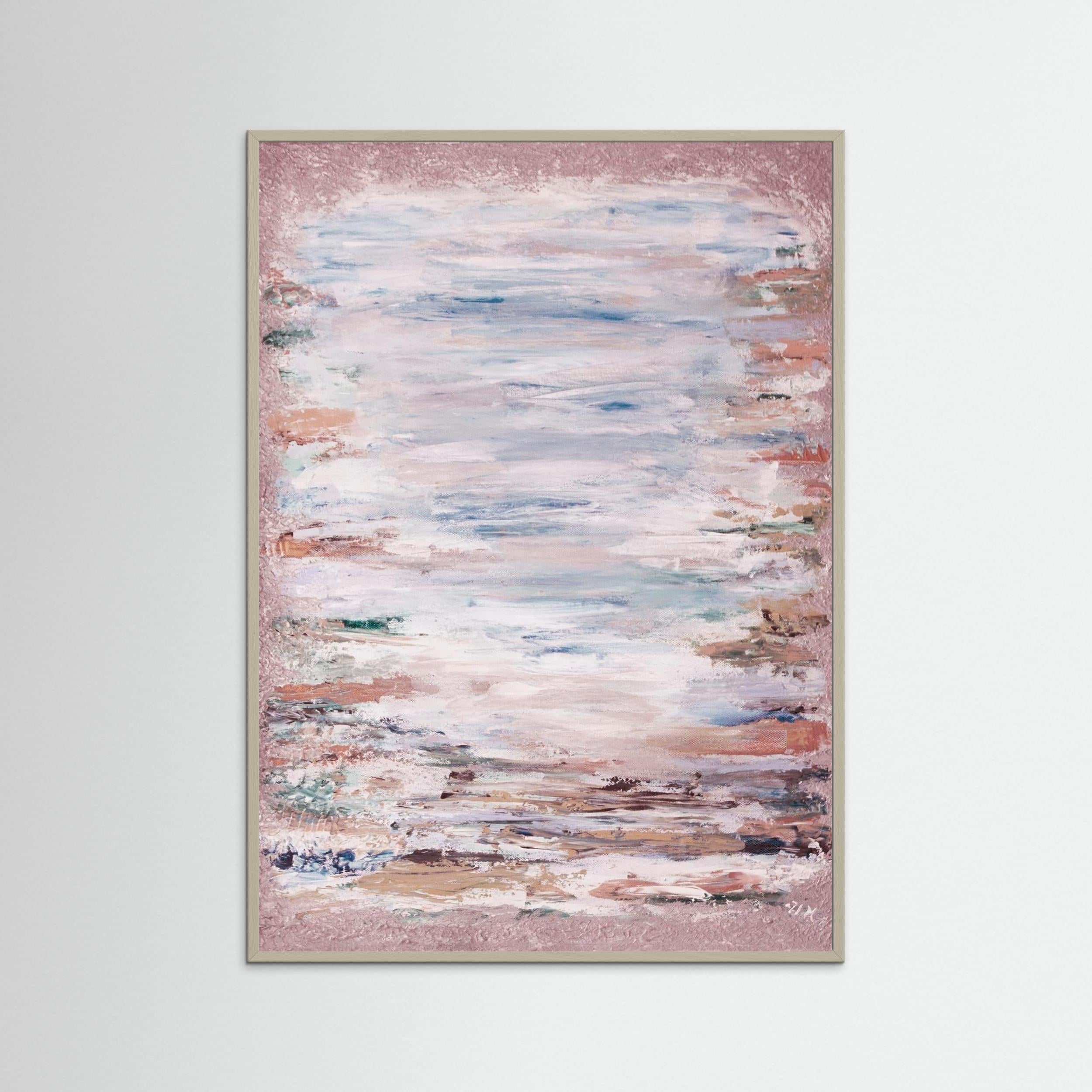 Fine Art Print Paper: "Silver daylight rose"