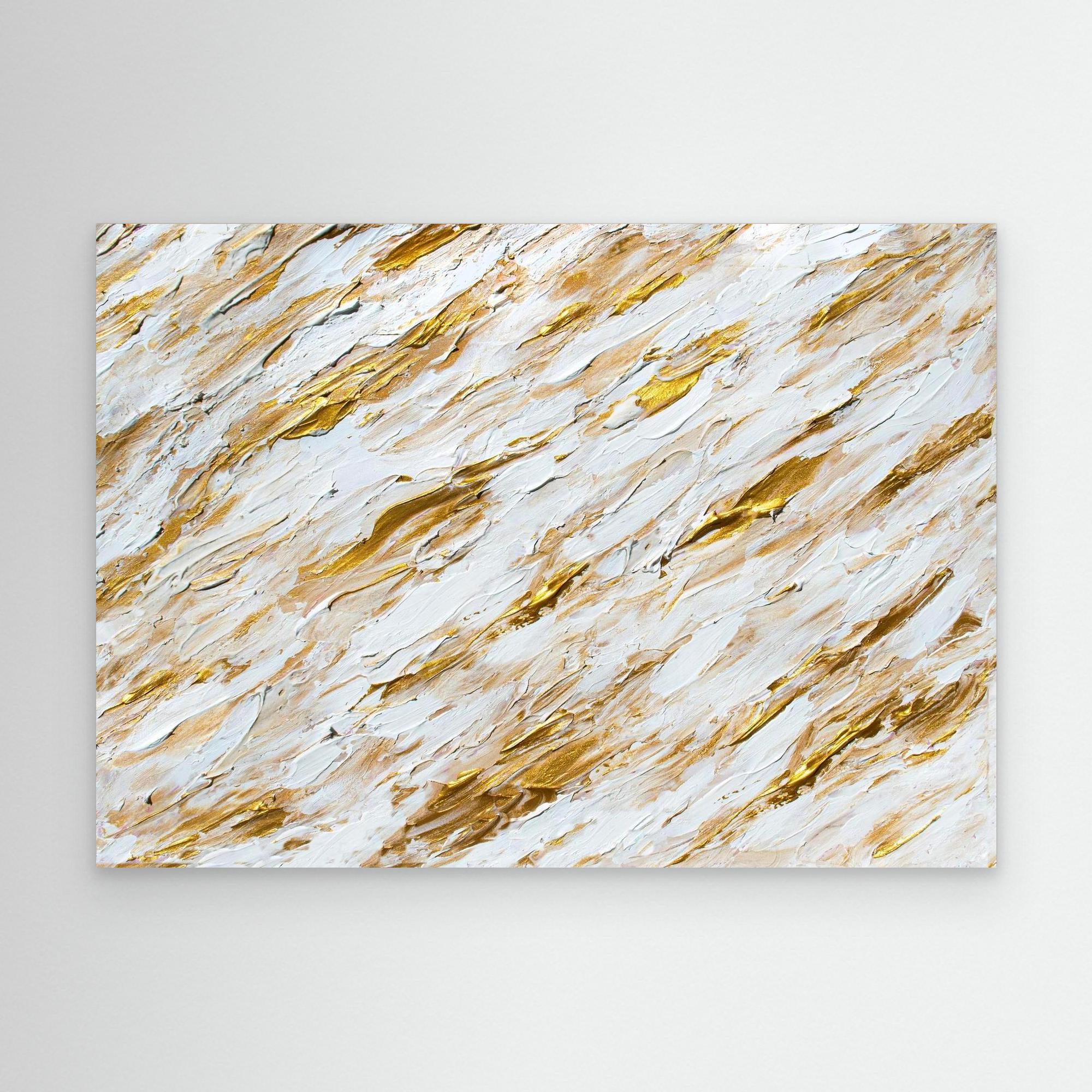 Canvas Print: "Splashing Gold"
