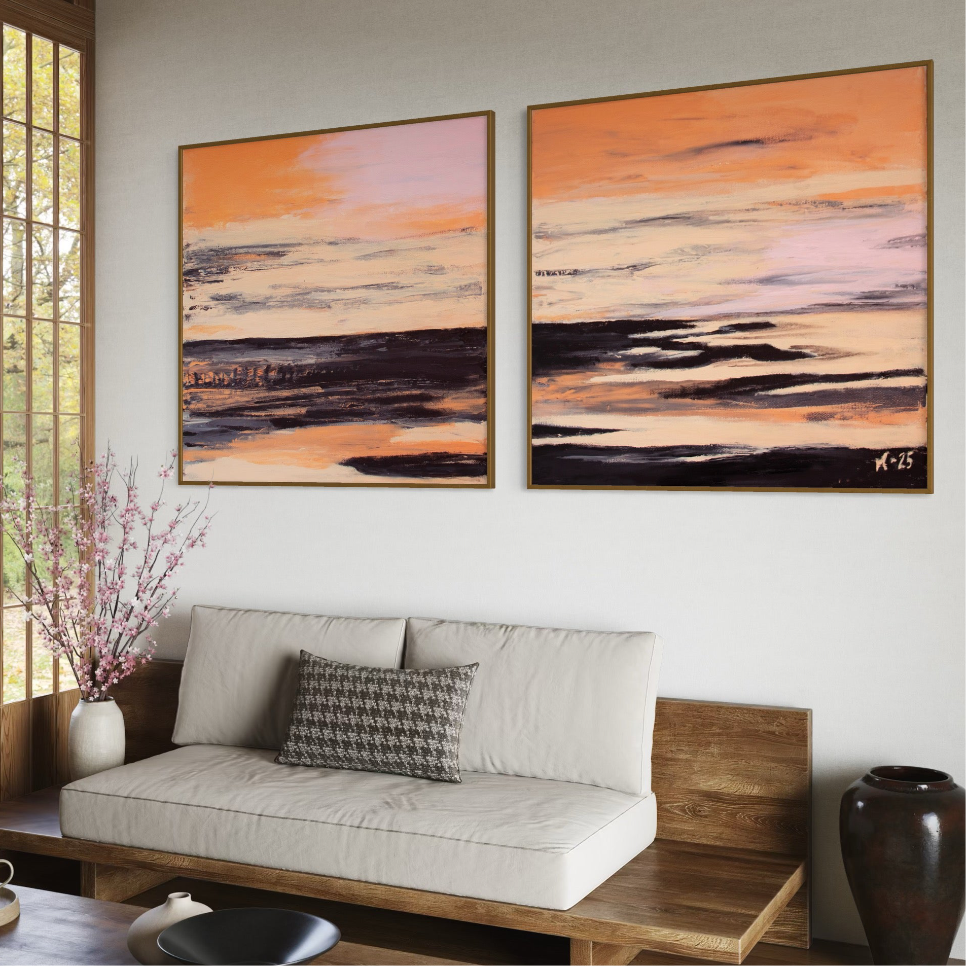 Canvas Print: Coral Beach 1