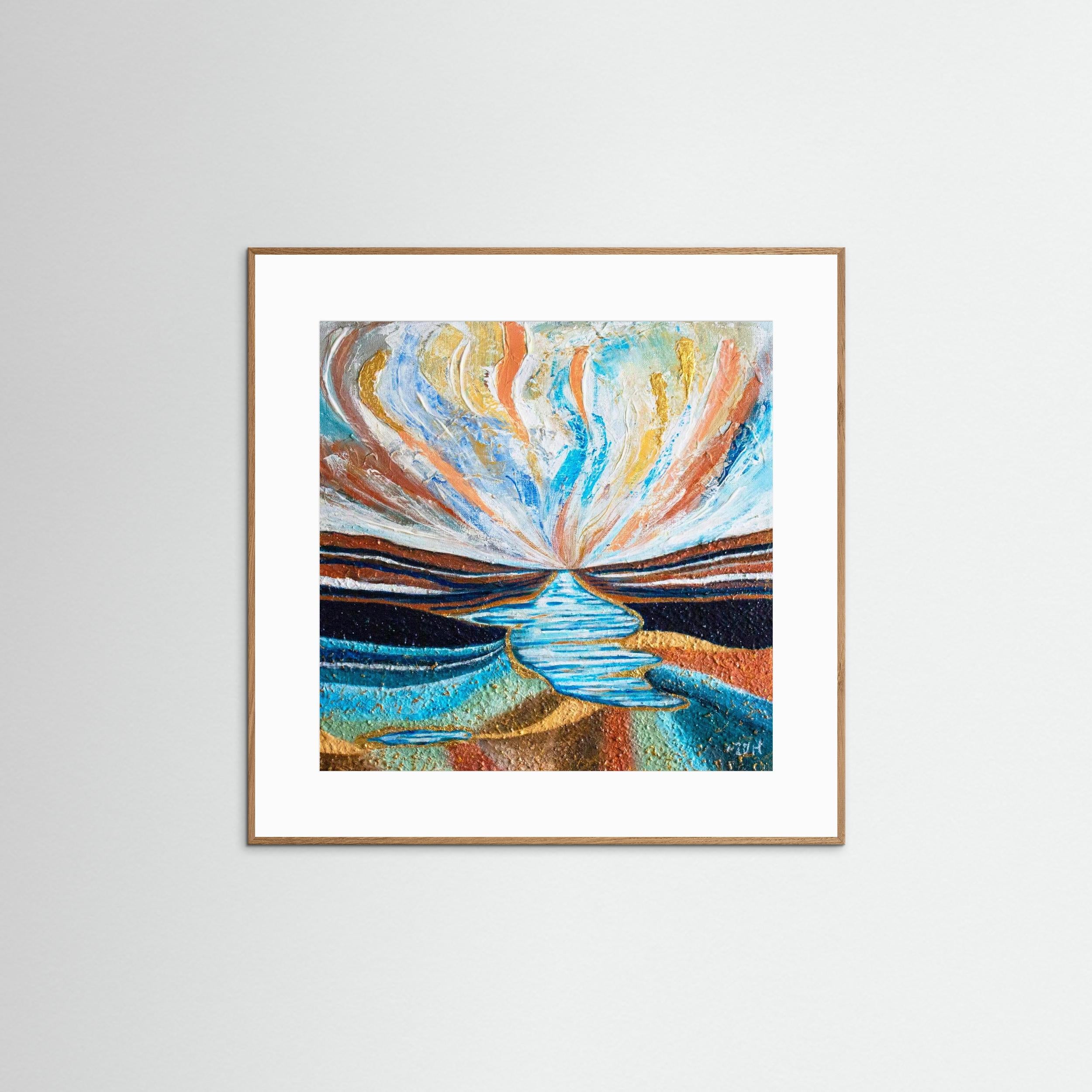 Fine Art Paper Print: "Magic ocean"