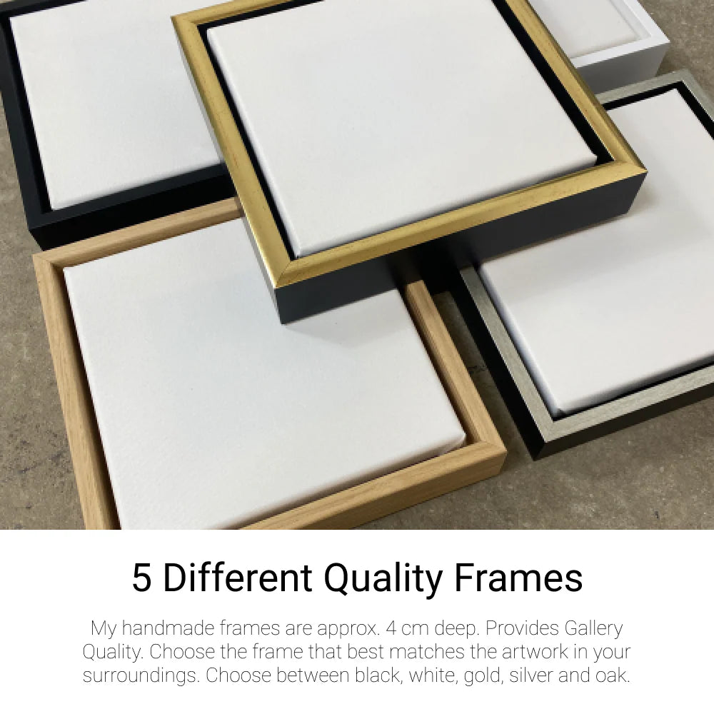 Canvas Print: "Organic 3D gold painting"