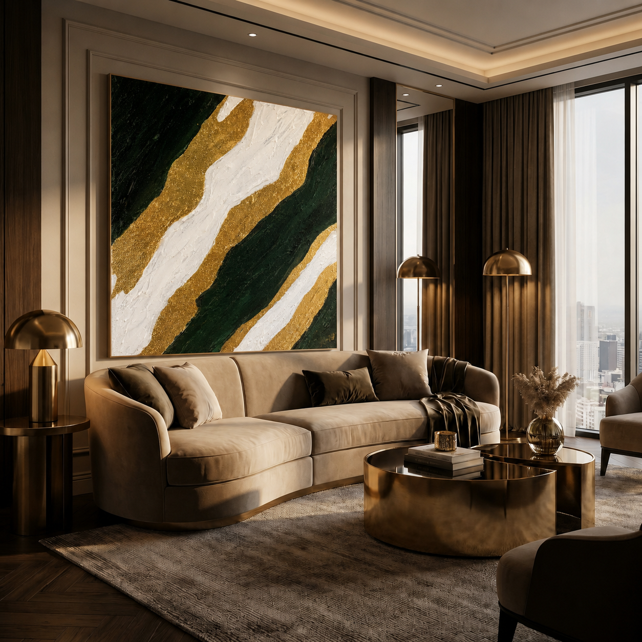 Canvas Print: "Green Current"