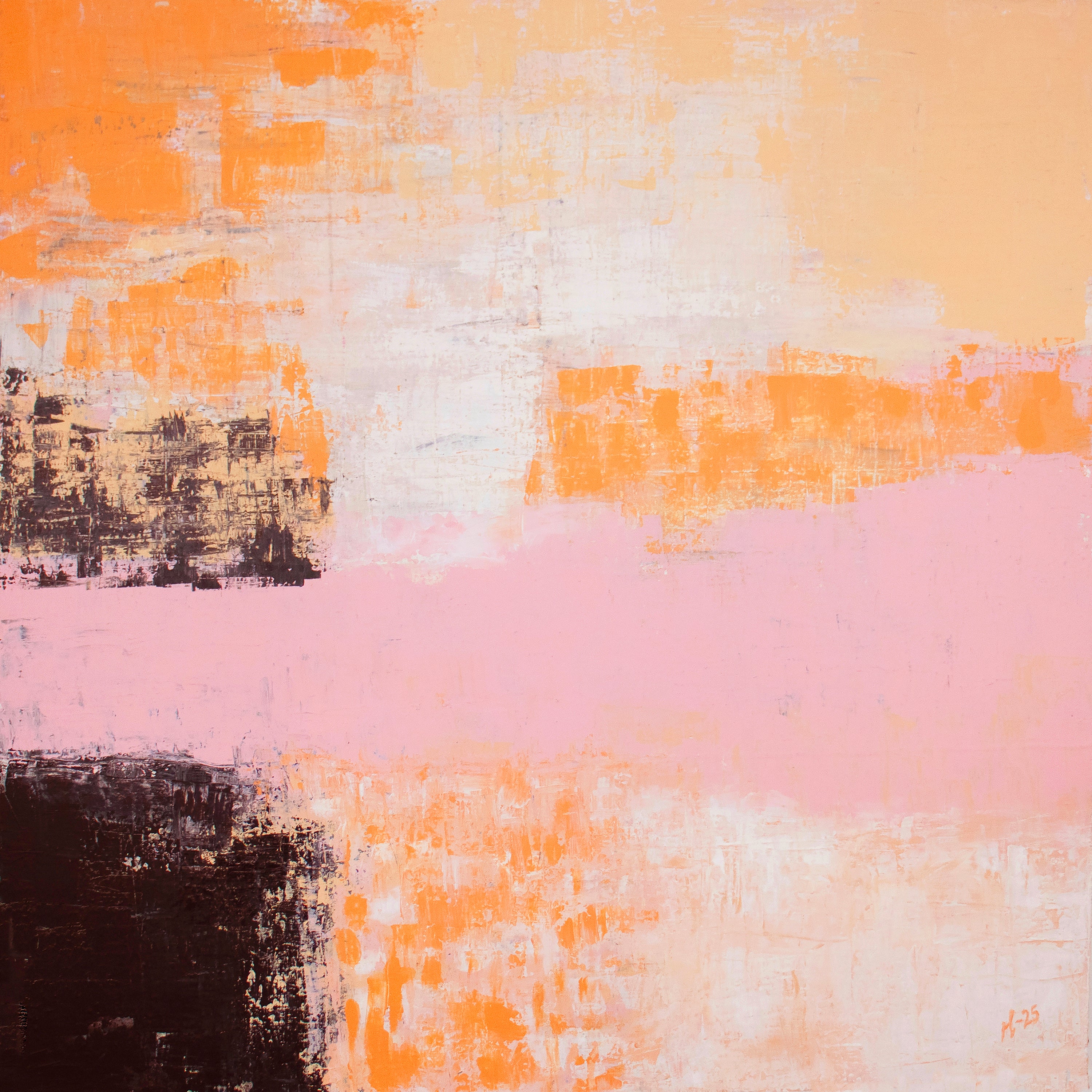 Canvas Print: "Coral Sunset"