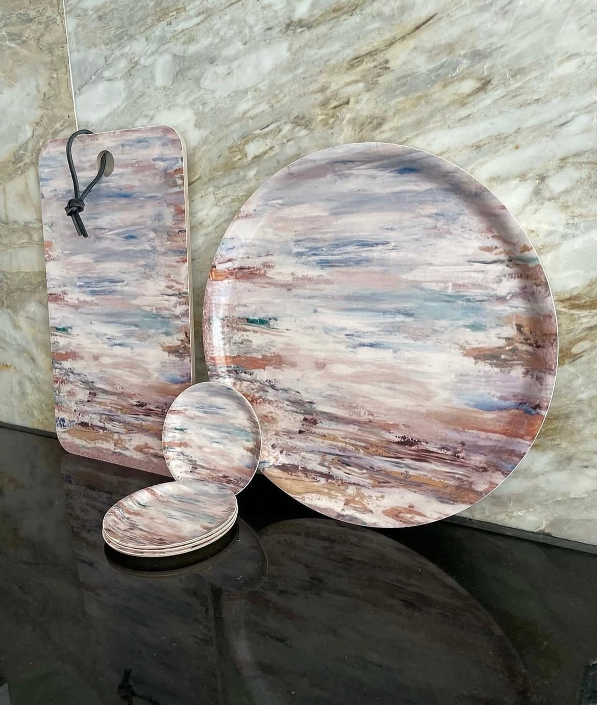 Cutting board "Silver Daylight rosé"
