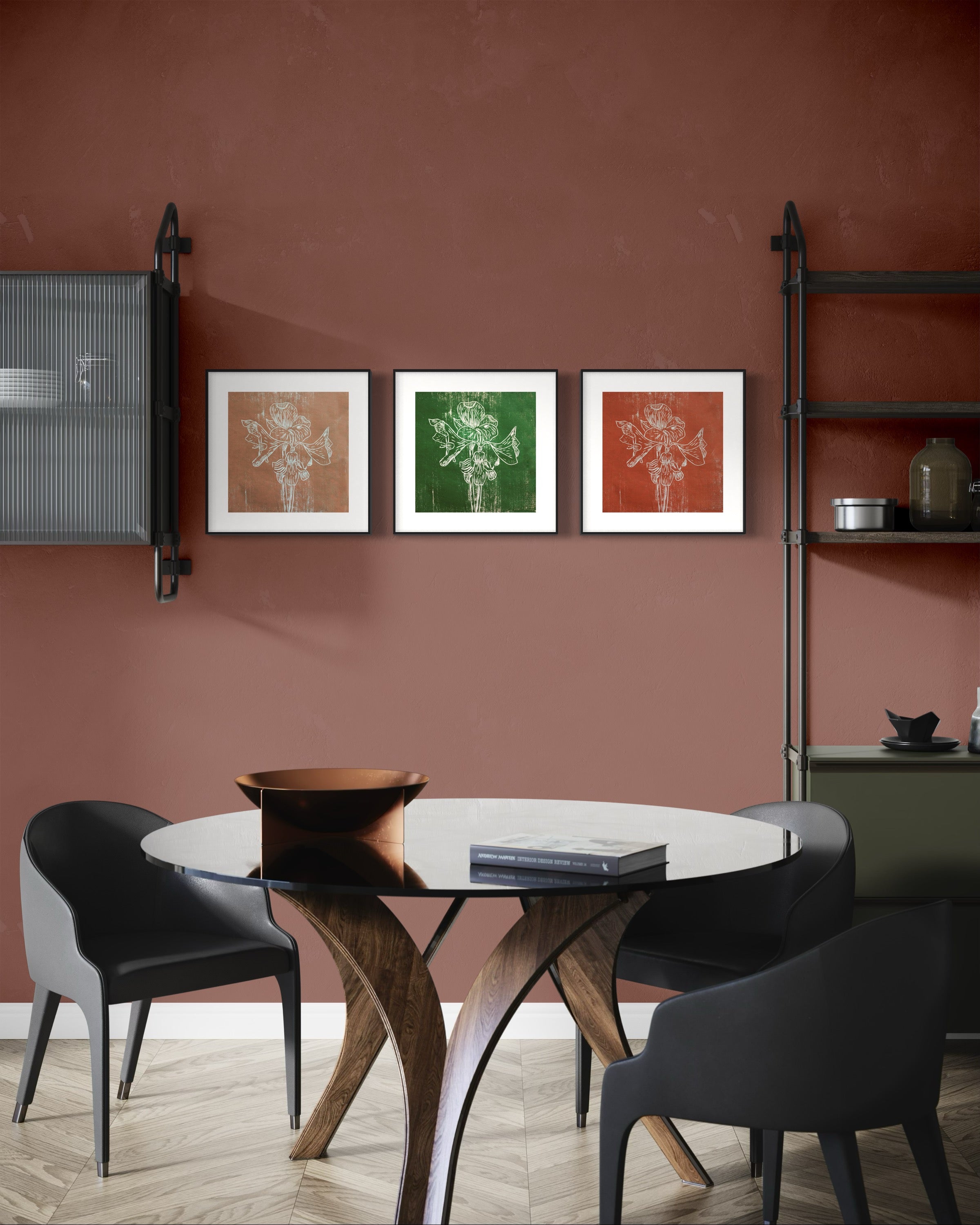 Fine Art Paper Print: "Black Amaryllis"