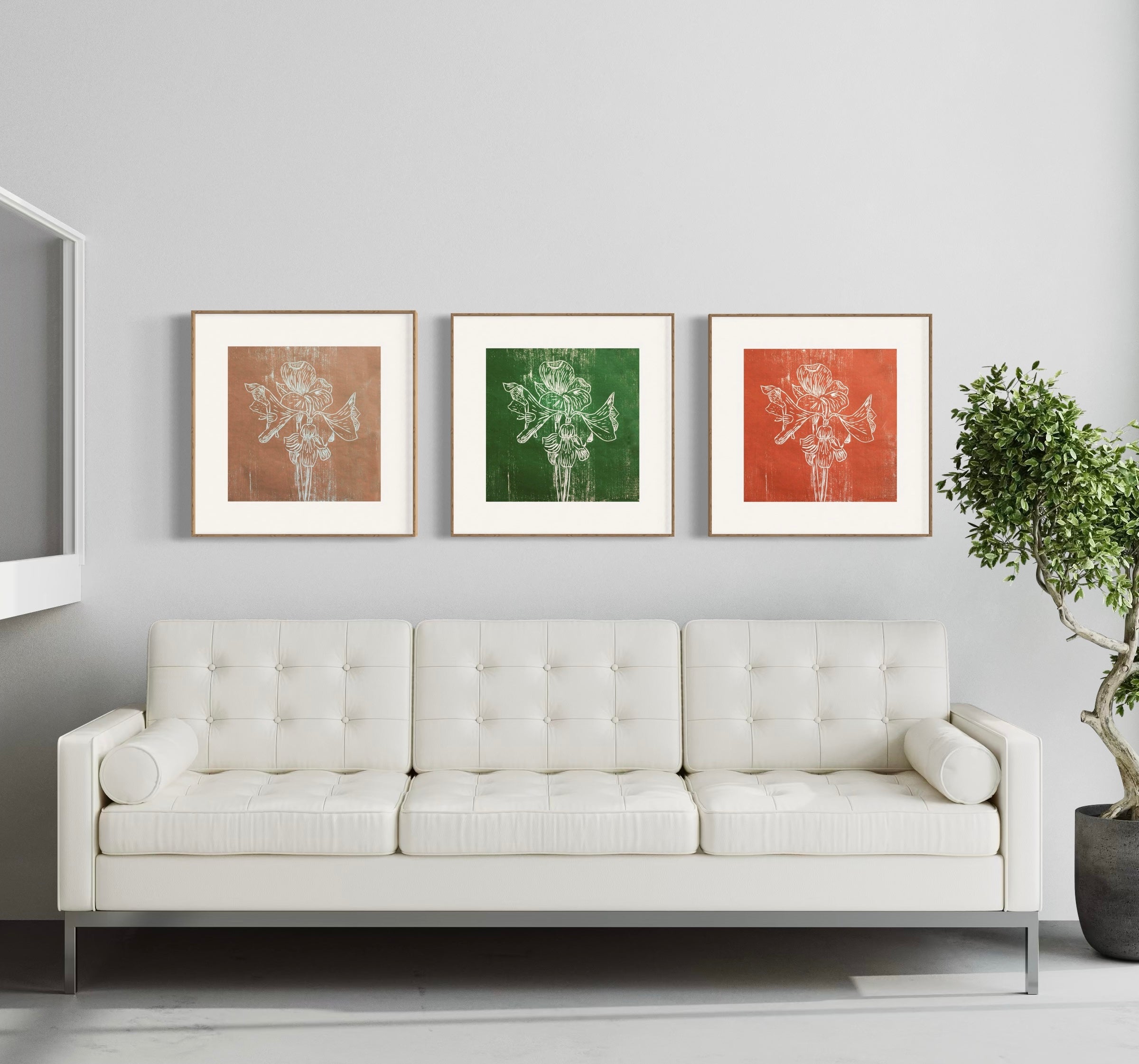 Fine Art Papaer Print: "Brown Amaryllis"