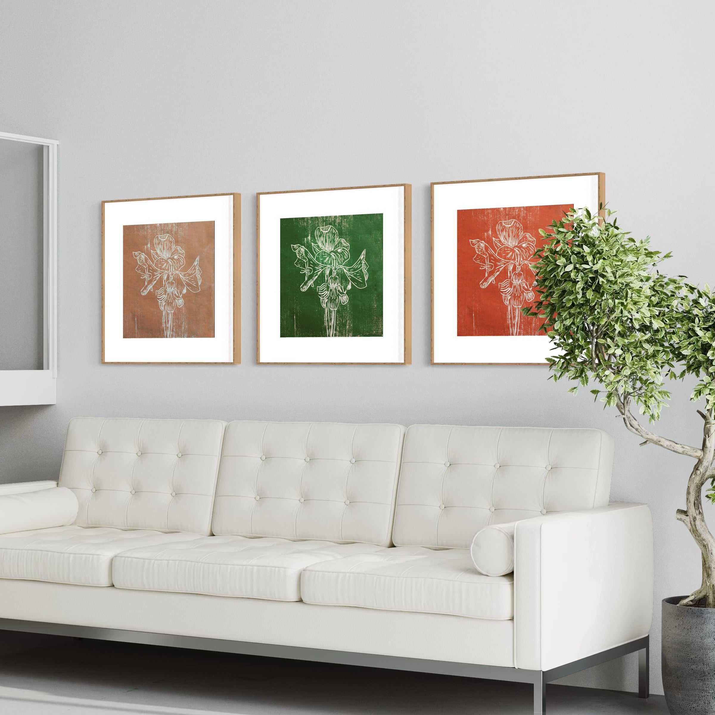 Fine Art Papaer Print: "Brown Amaryllis"