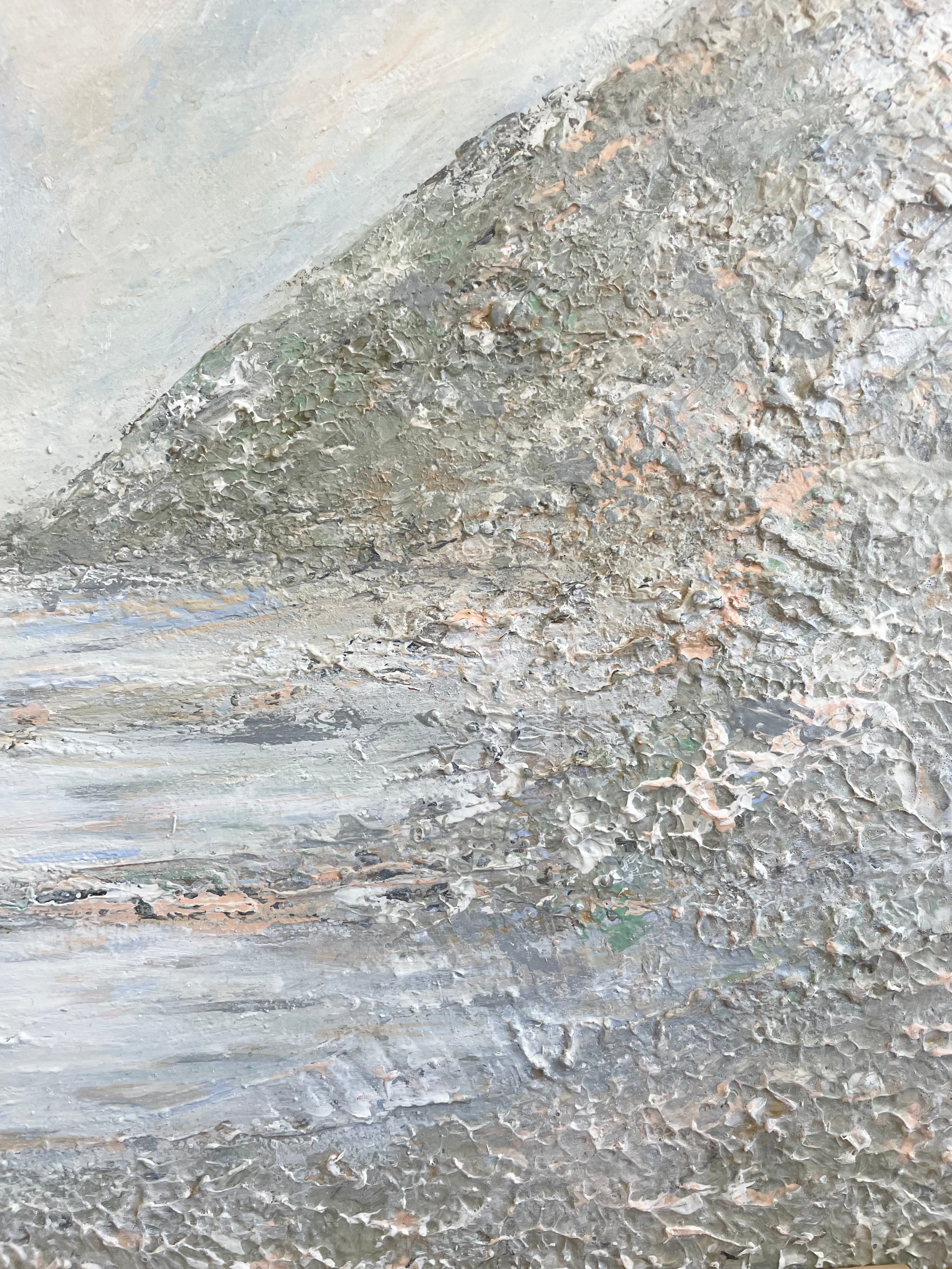 Höga kusten – Original Abstract Acrylic Painting 70×50 cm