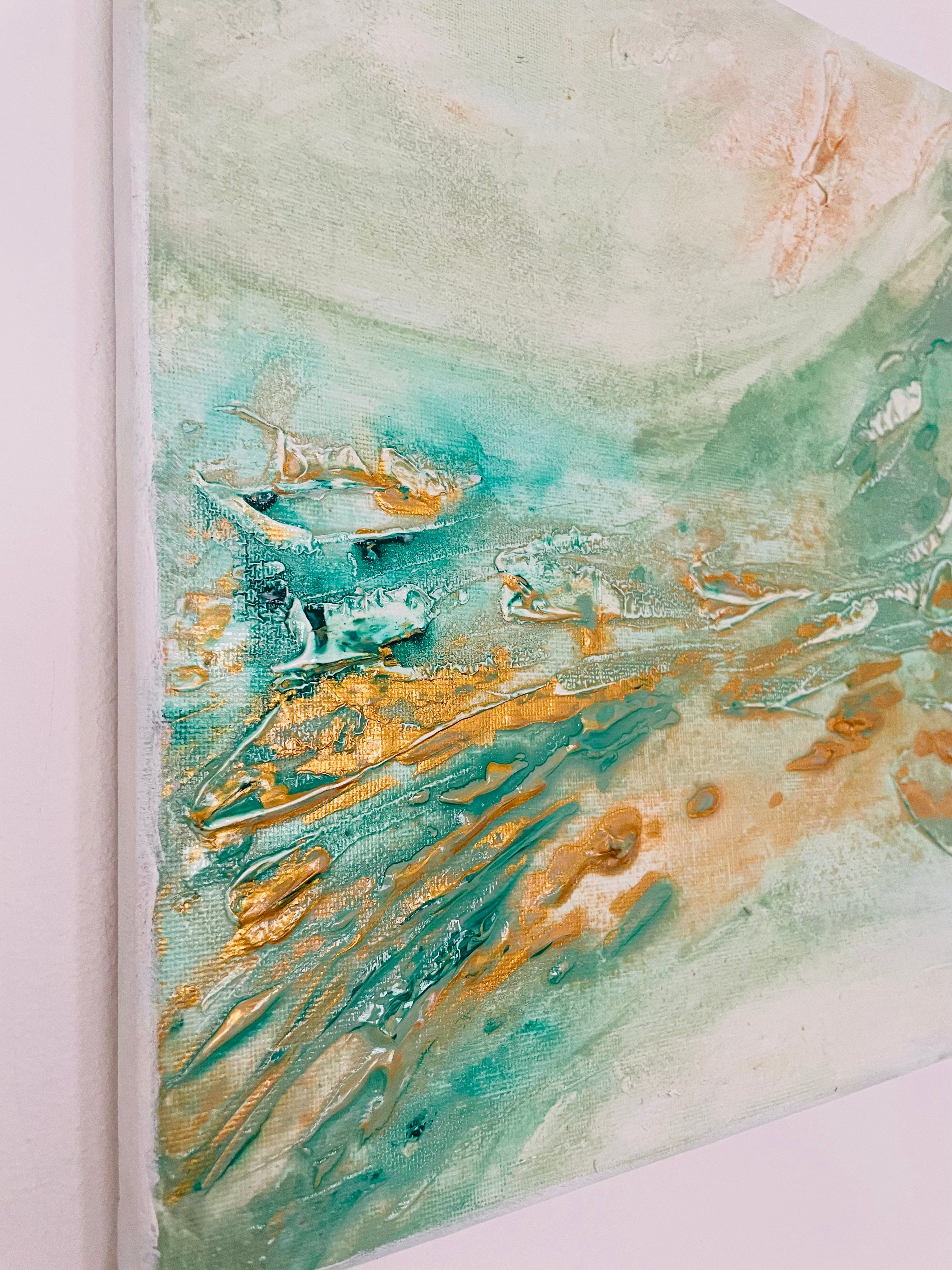 Original artwork "Golden current"