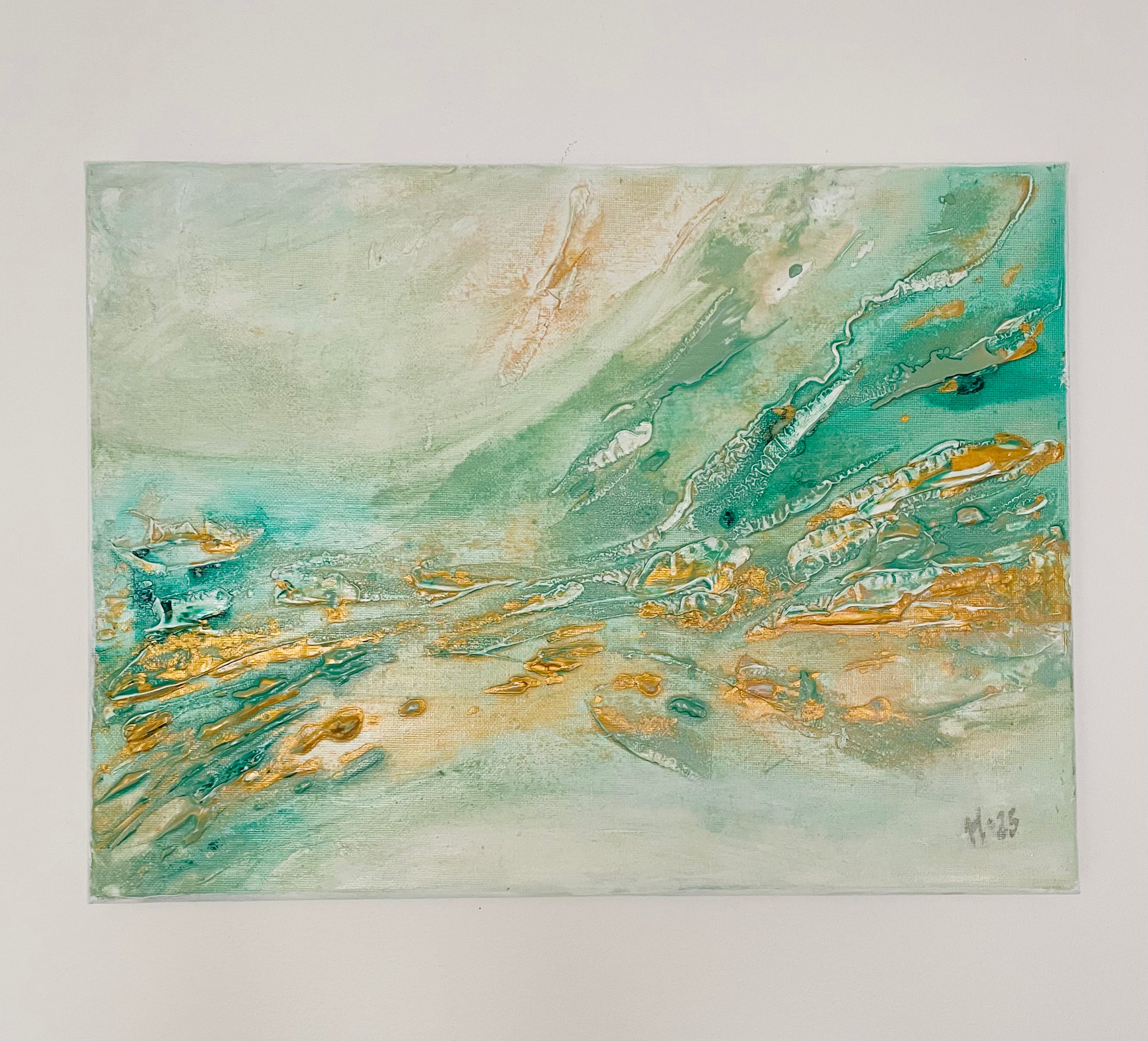 Original artwork "Golden current"