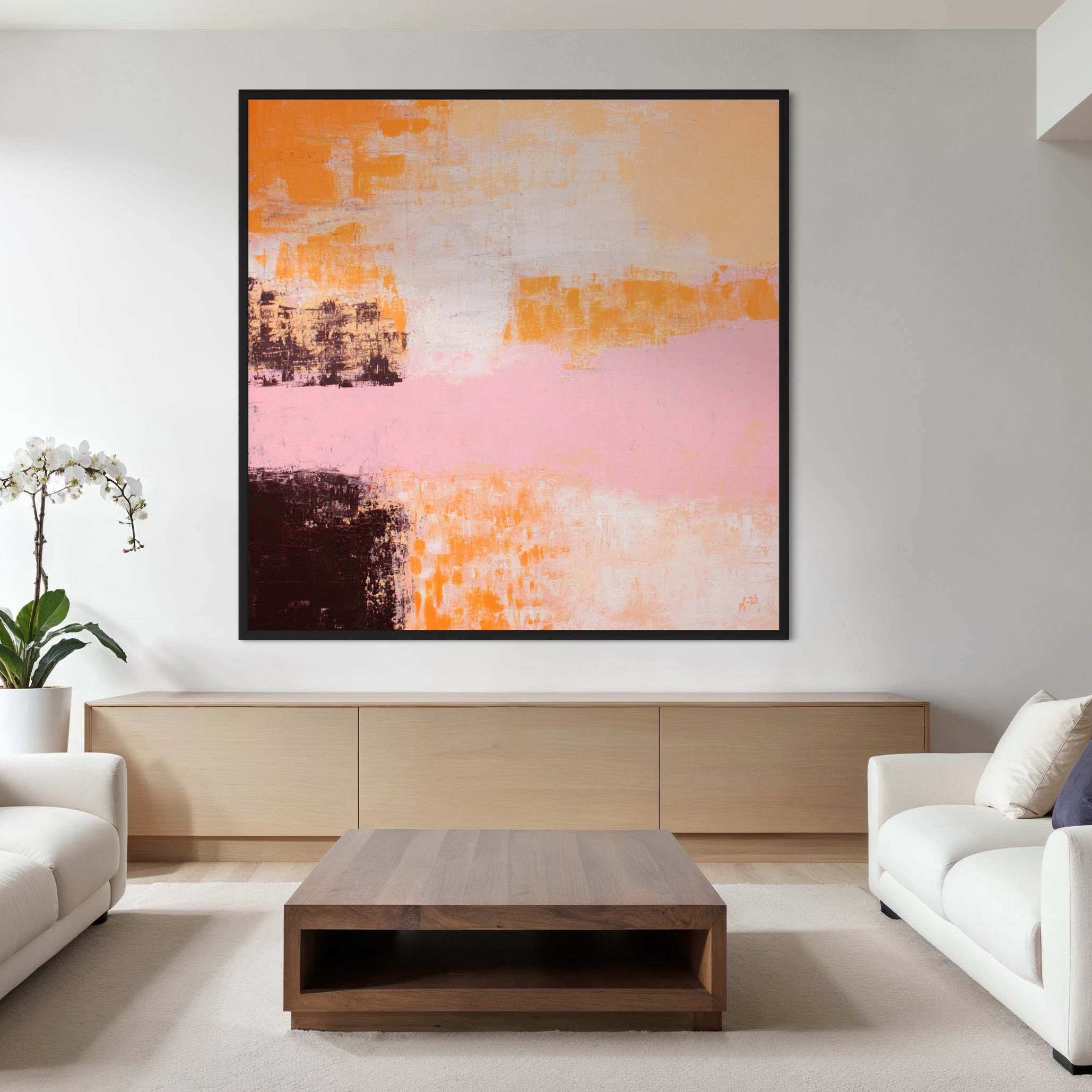 Original painting: "Coral Sunset"