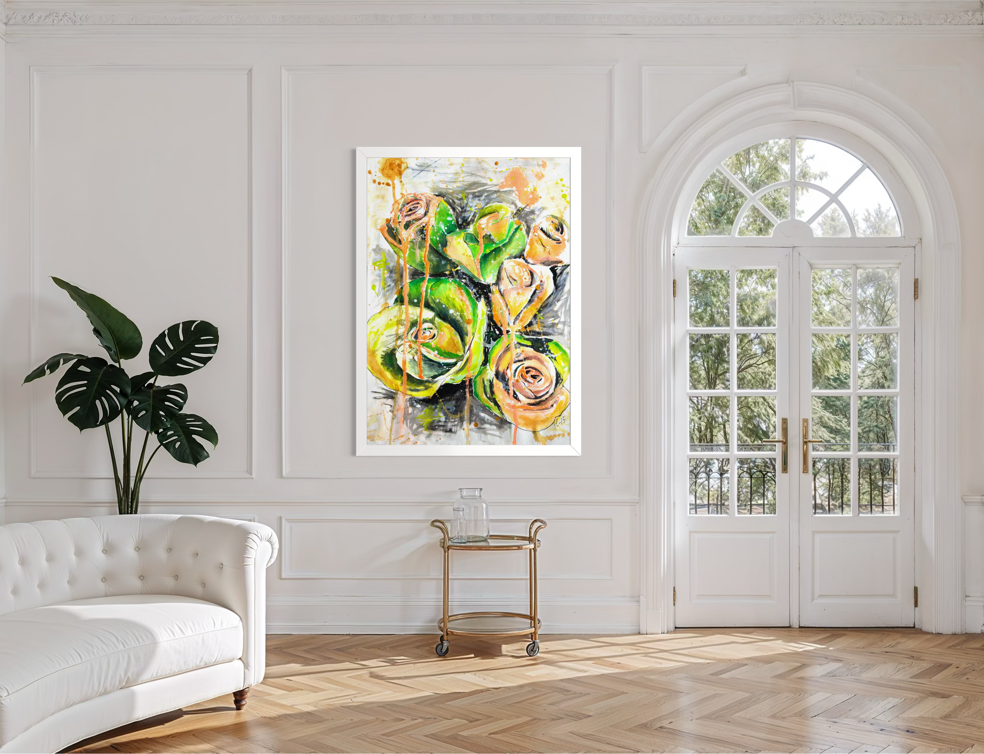 Canvas Print: " A green day"