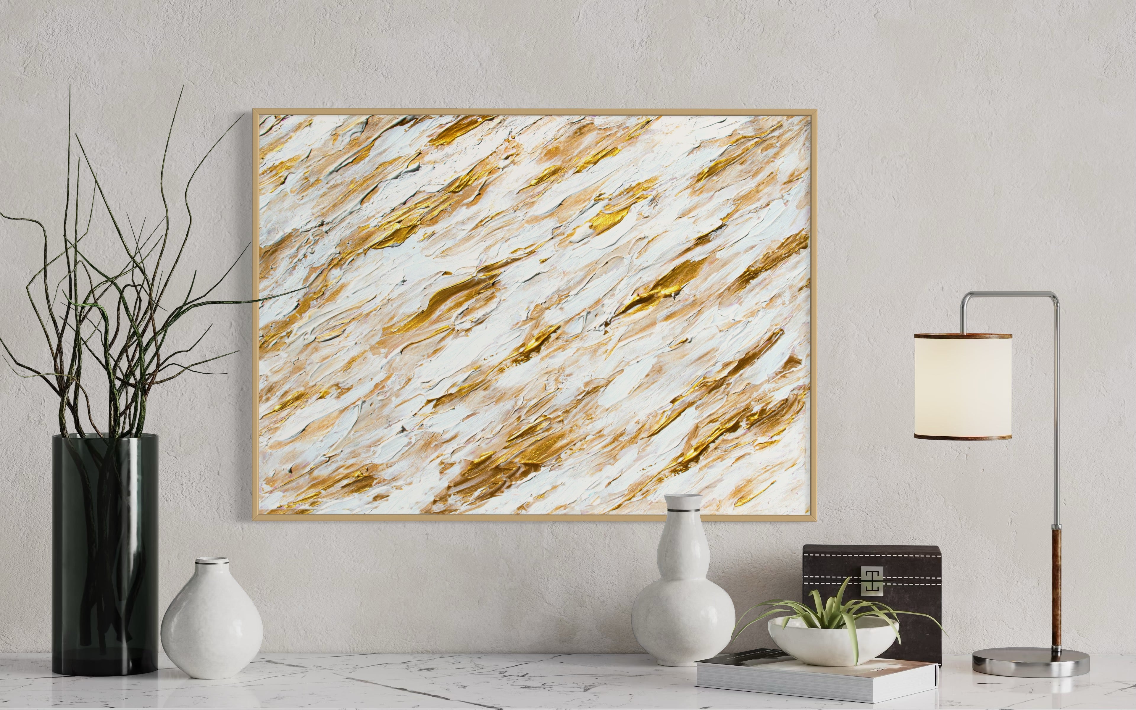 Fine Art Print: "Splashing Gold"