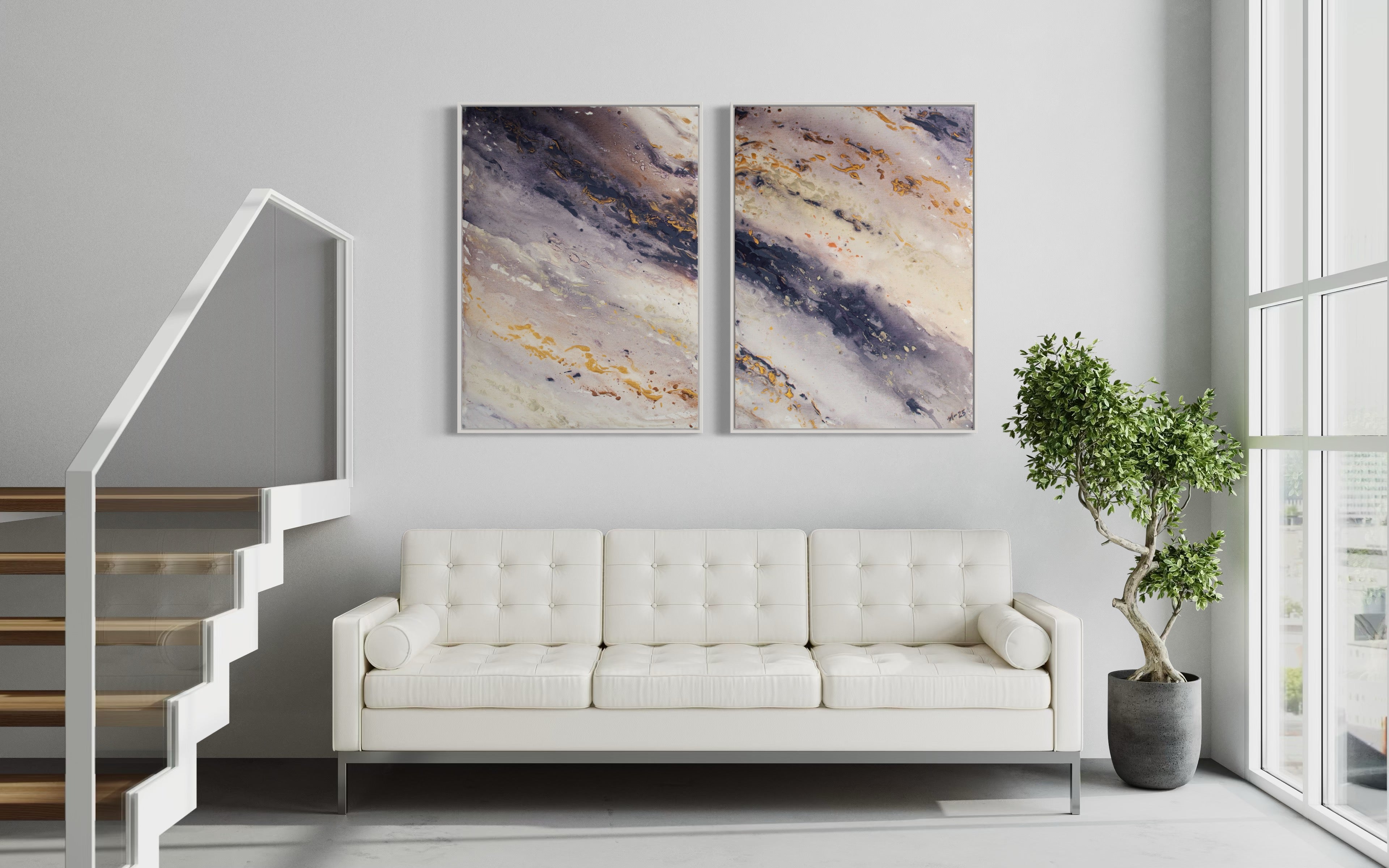 Original painting: "Marble Wave"