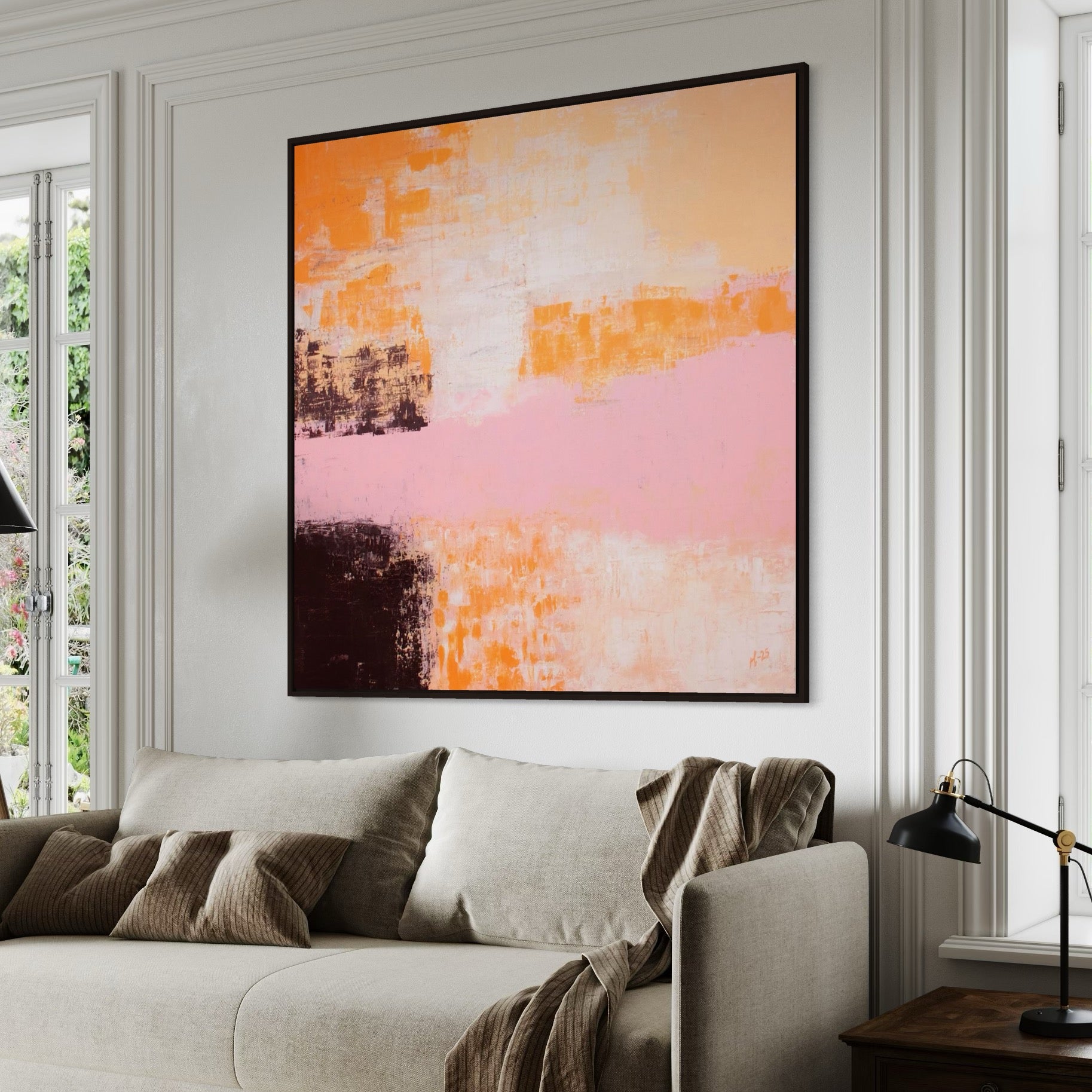 Original painting: "Coral Sunset"