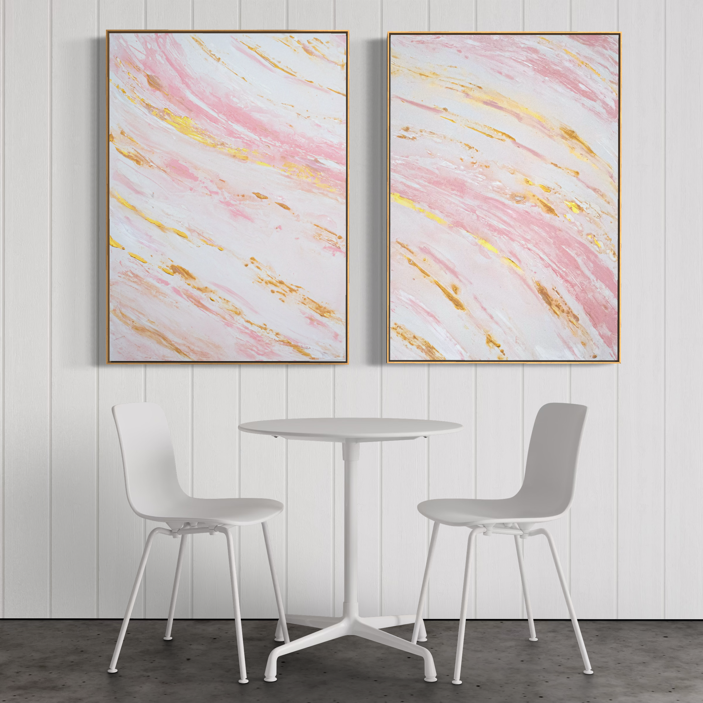 Fine Art Paper Print: "Blush Tides Piece 1"