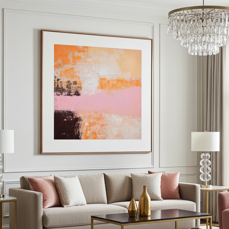 Fine Art Paper Print: "Coral Sunset"