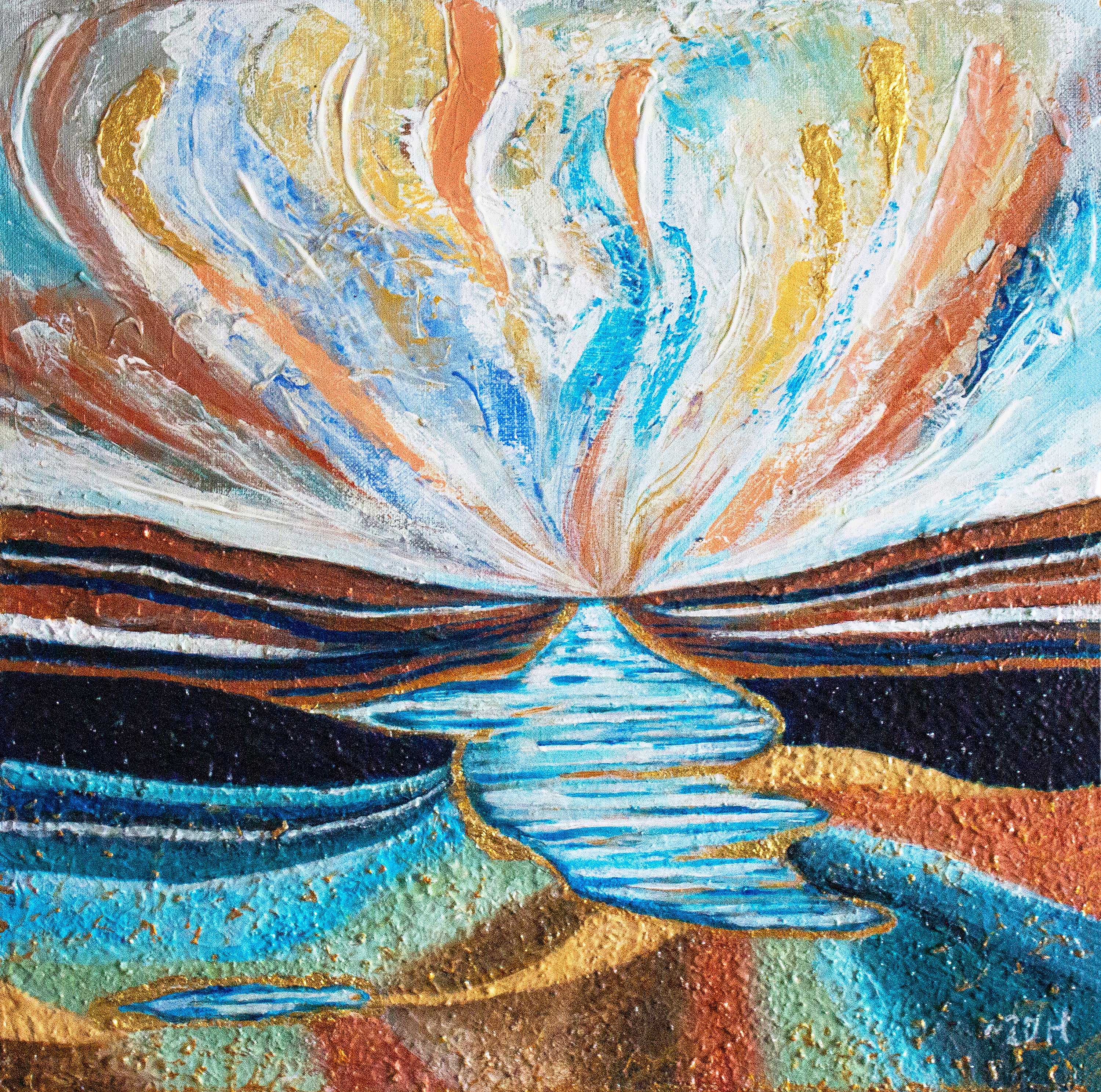 Fine Art Paper Print: "Magic ocean"