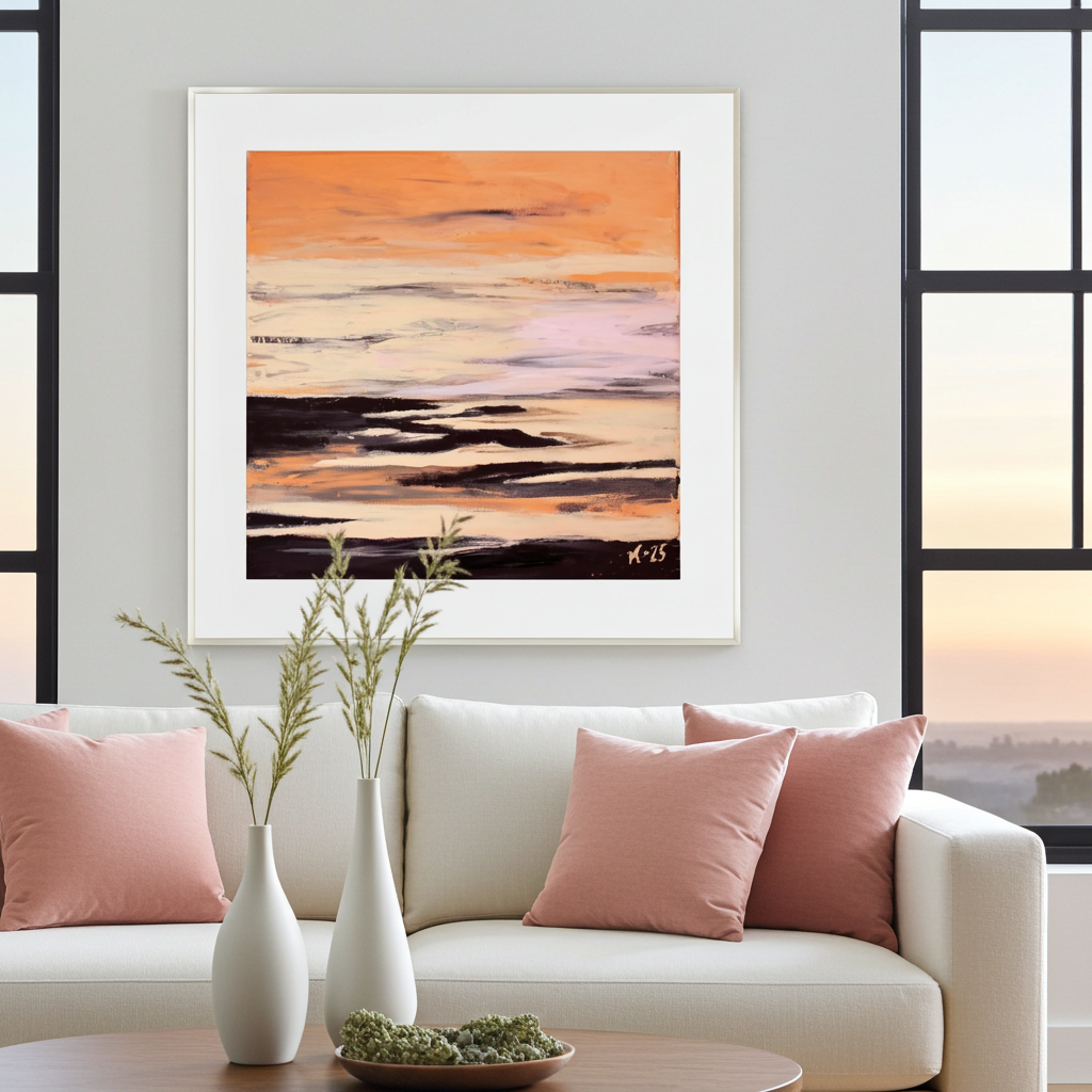 Fine Art Paper Print: Coral beach piece 2