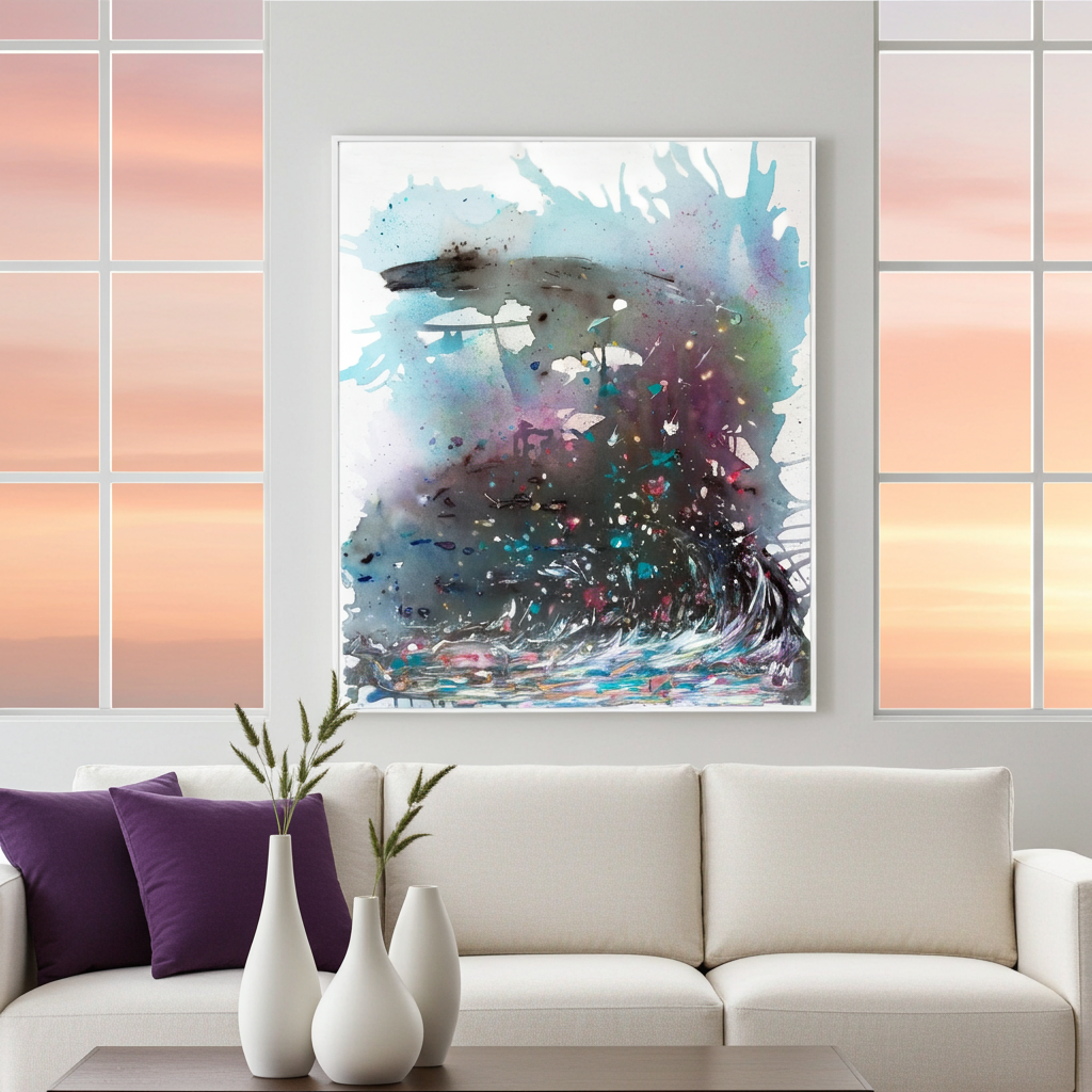 Canvastavla: "Splash"