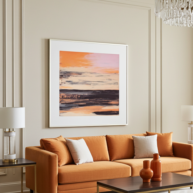 Fine Art Paper Print: Coral beach piece 1