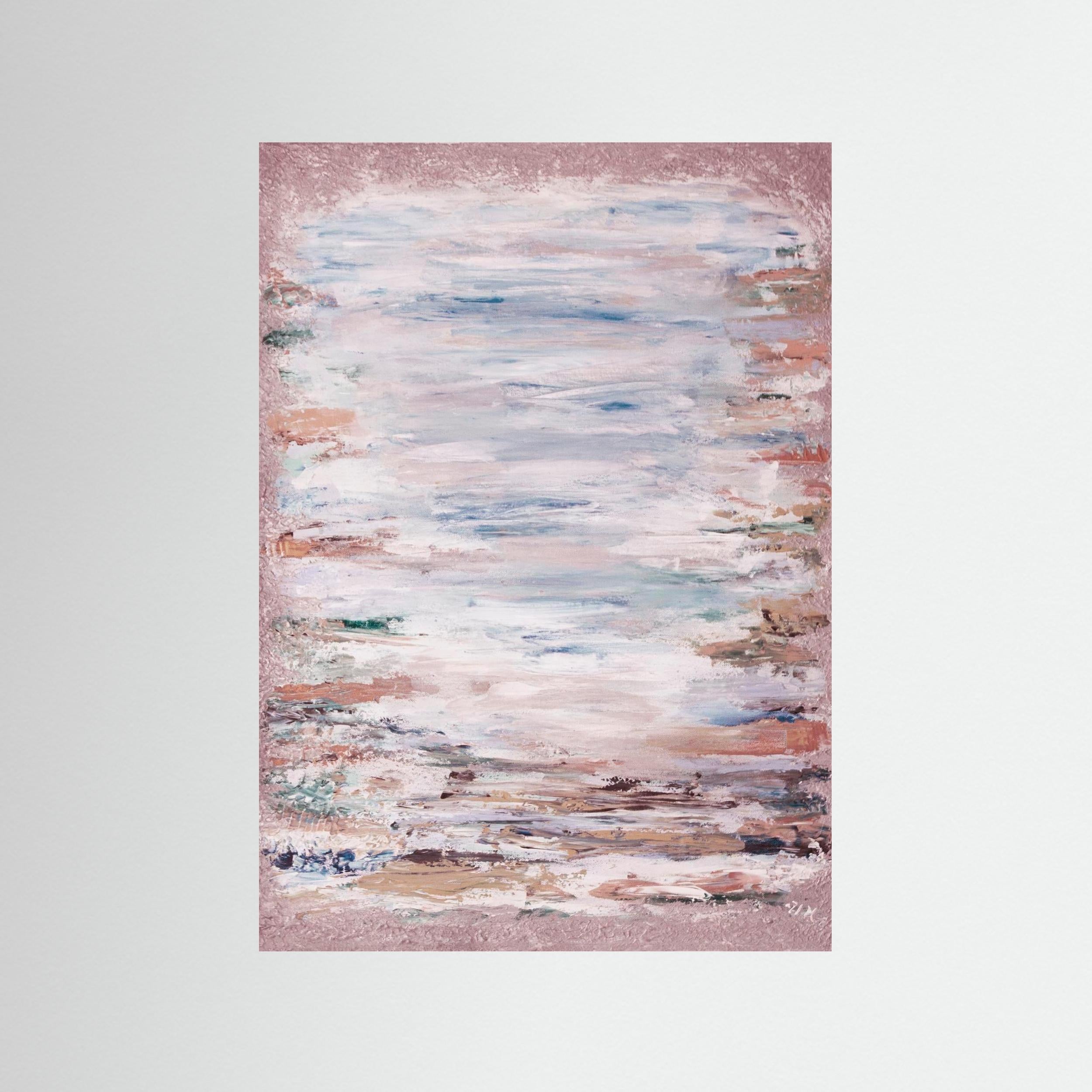 Fine Art Print Paper: "Silver daylight rose"