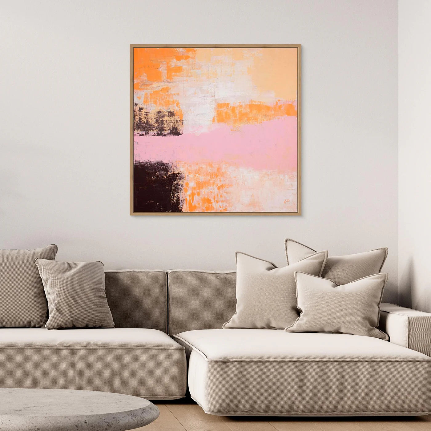 Original painting: "Coral Sunset"