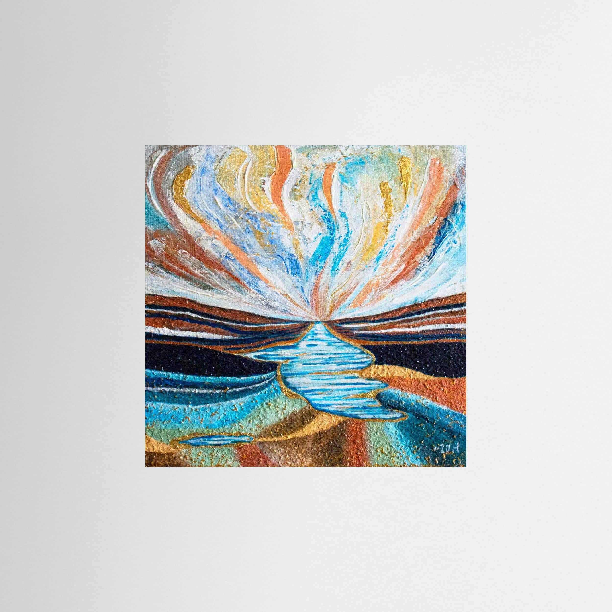Fine Art Paper Print: "Magic ocean"