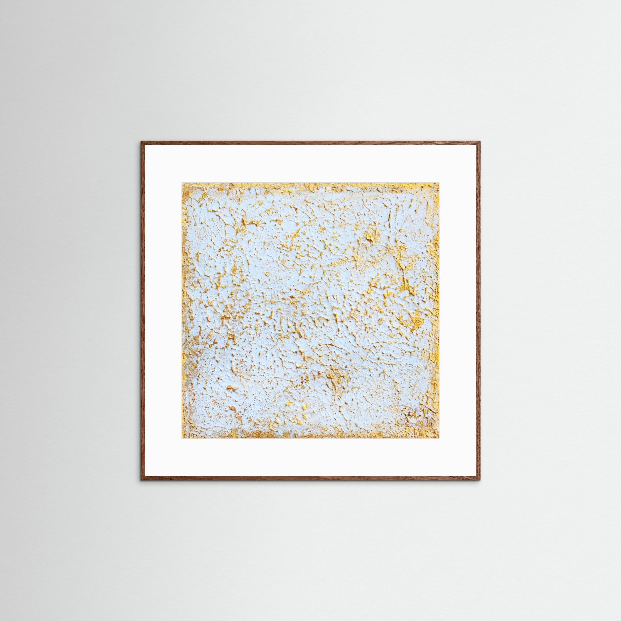 Fine Art Paper print: "Organic 3D gold painting"