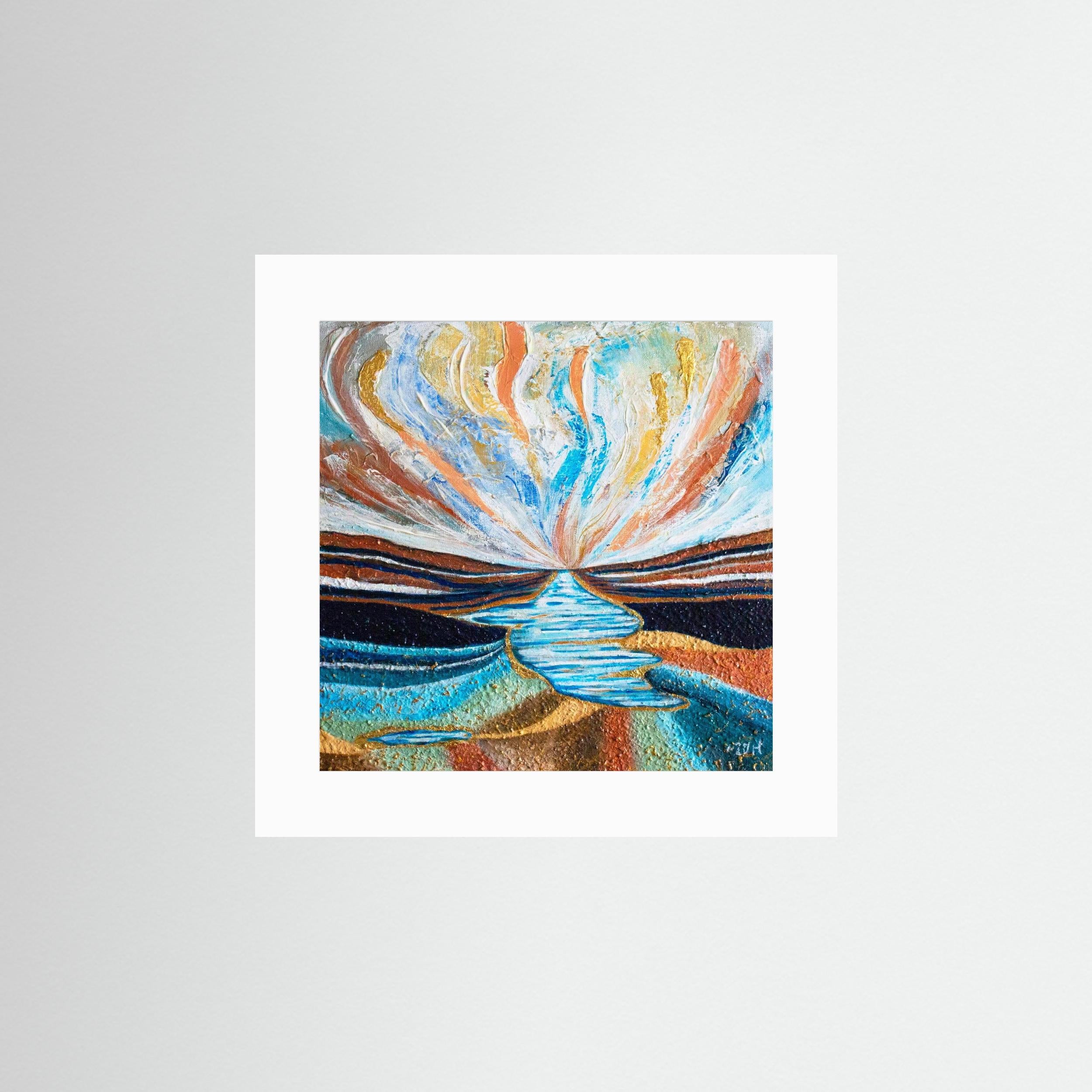Fine Art Paper Print: "Magic ocean"