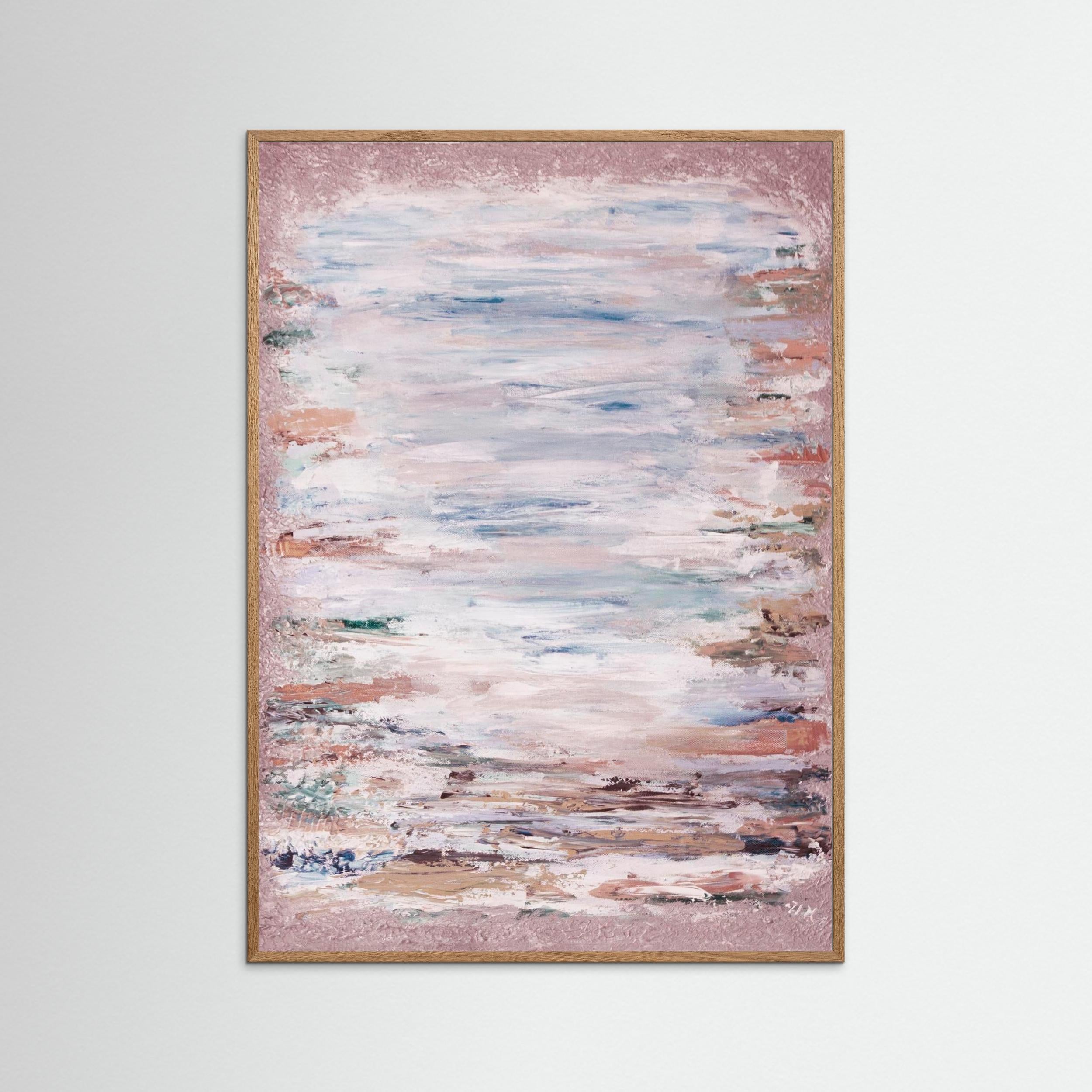 Fine Art Print Paper: "Silver daylight rose"