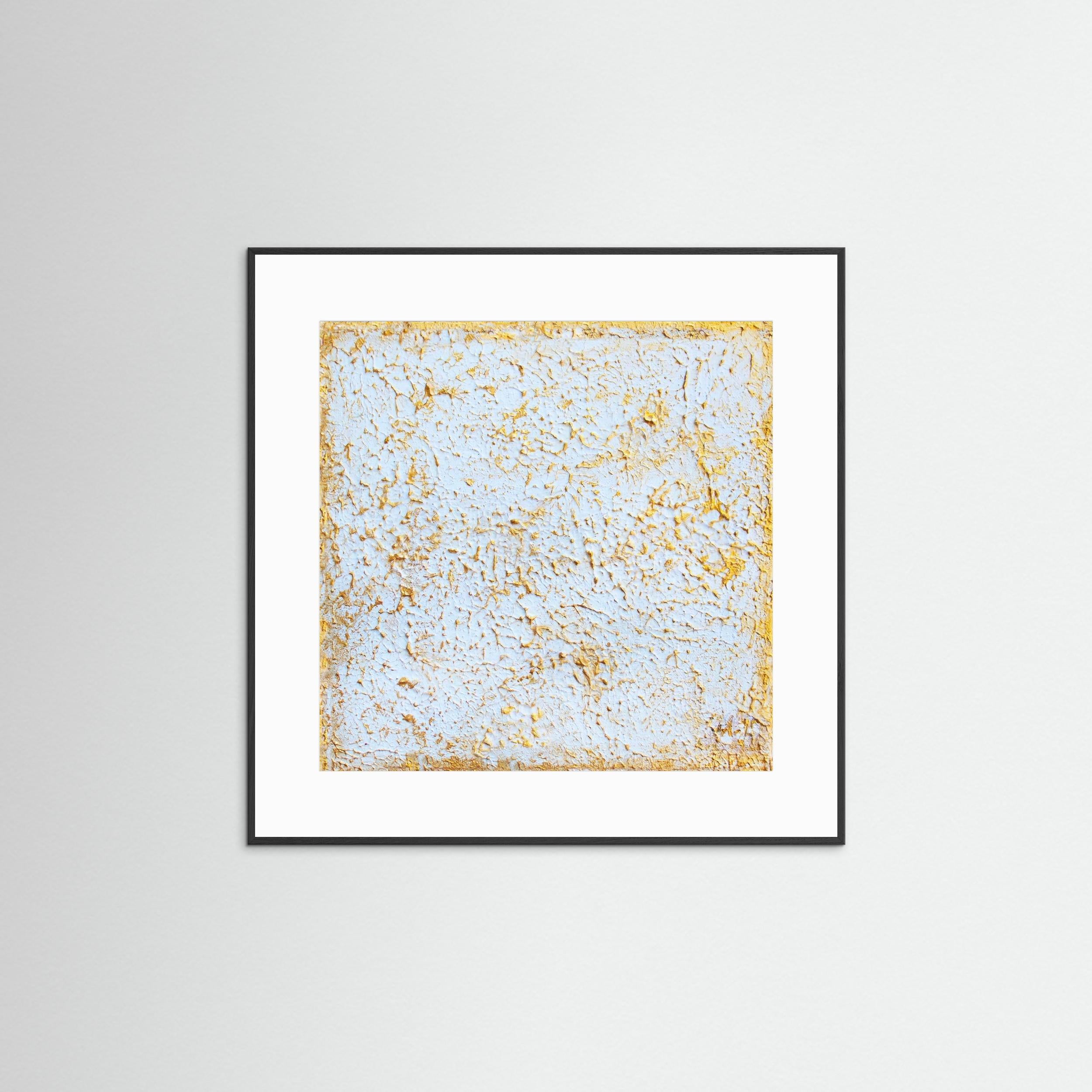 Fine Art Paper print: "Organic 3D gold painting"