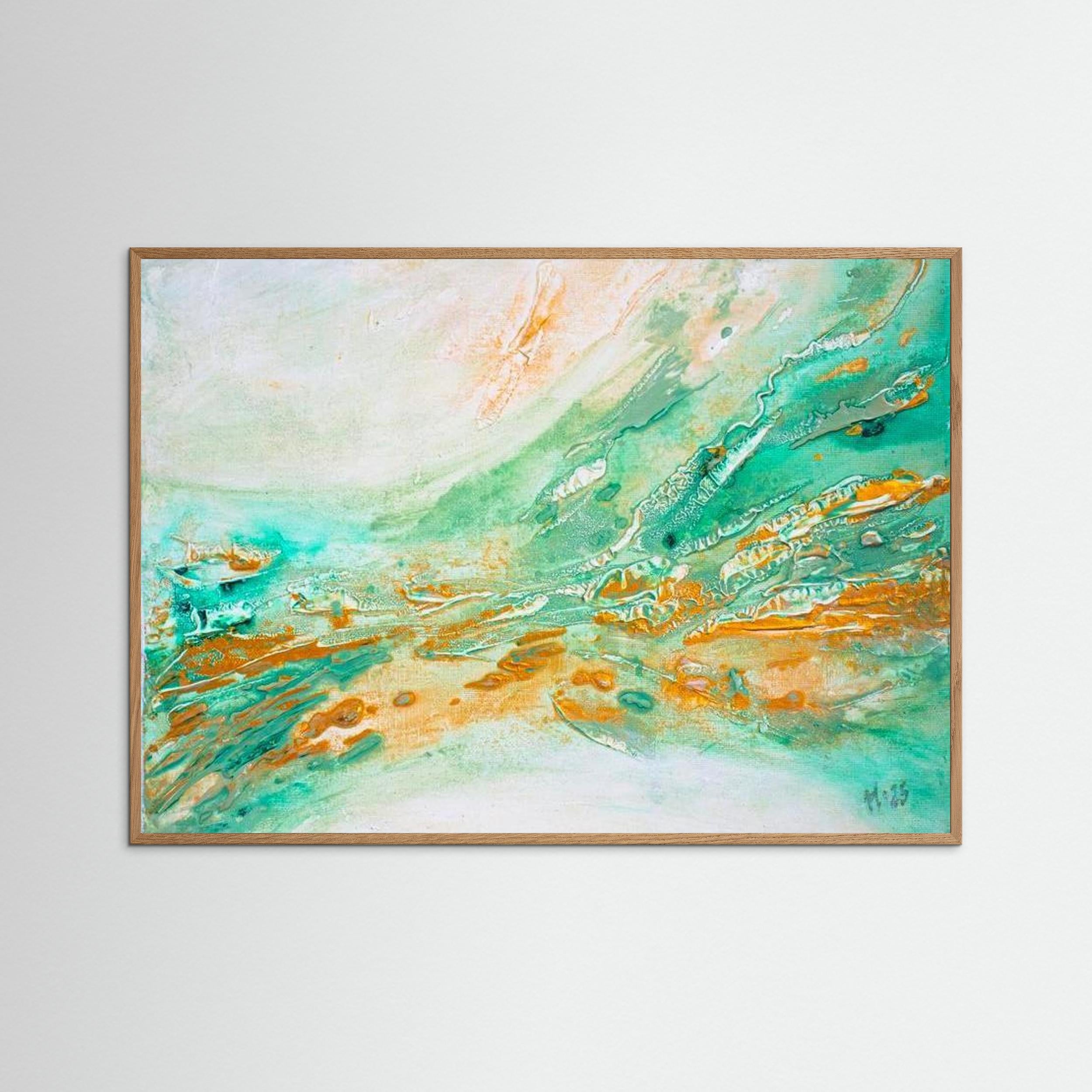 Fine Art Paper print: "Golden Current"