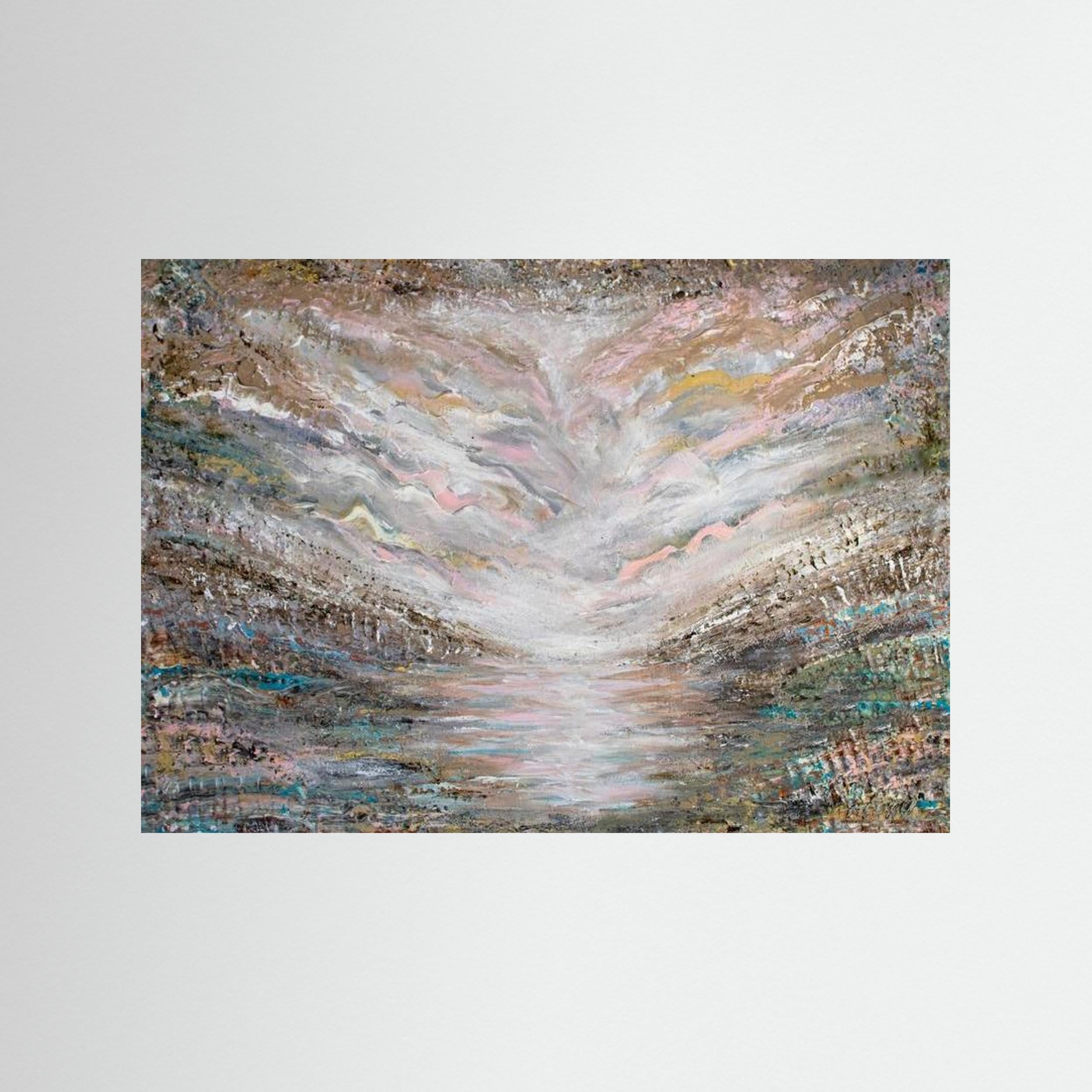 Fine Art Paper Print: "Shades of pink"