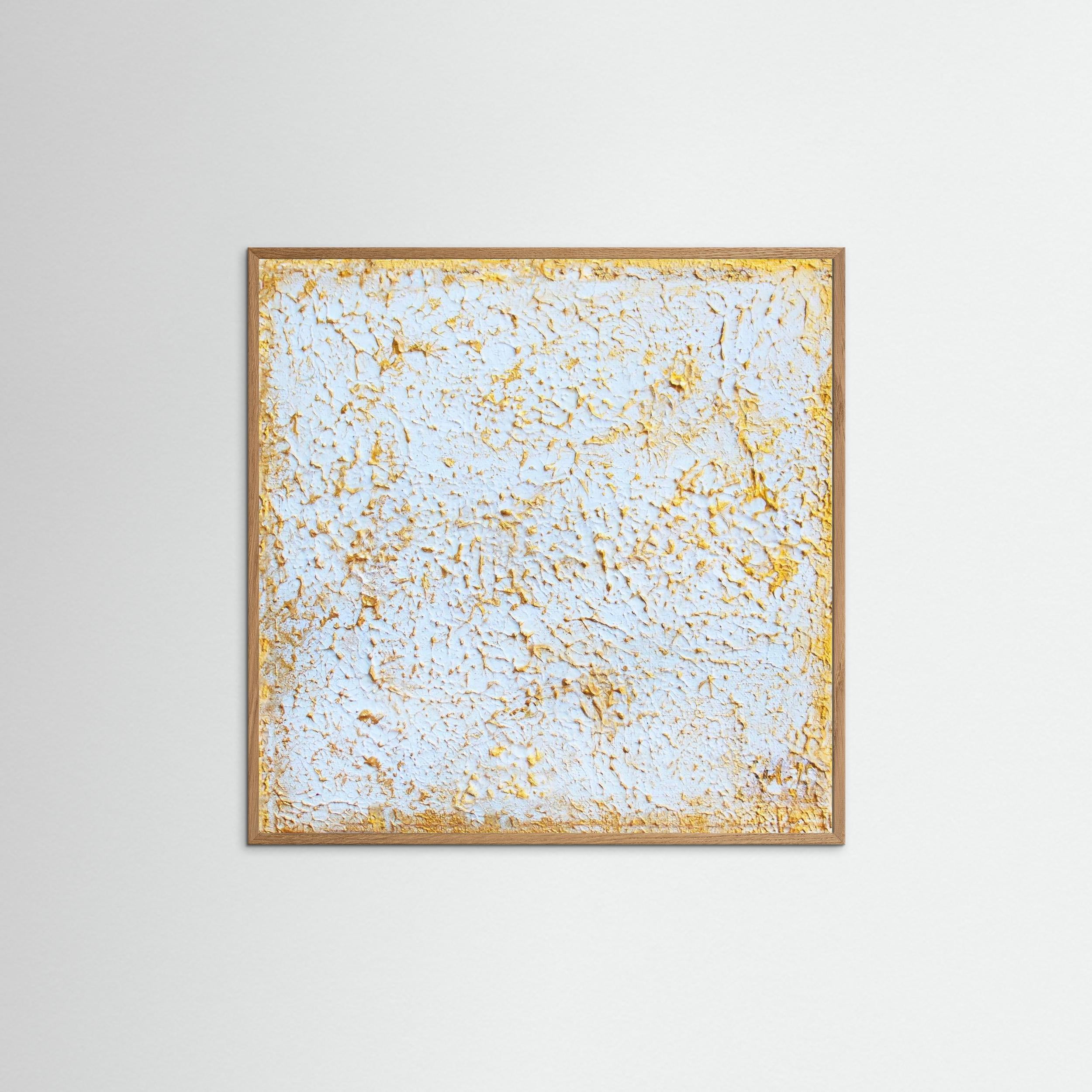 Fine Art Paper print: "Organic 3D gold painting"