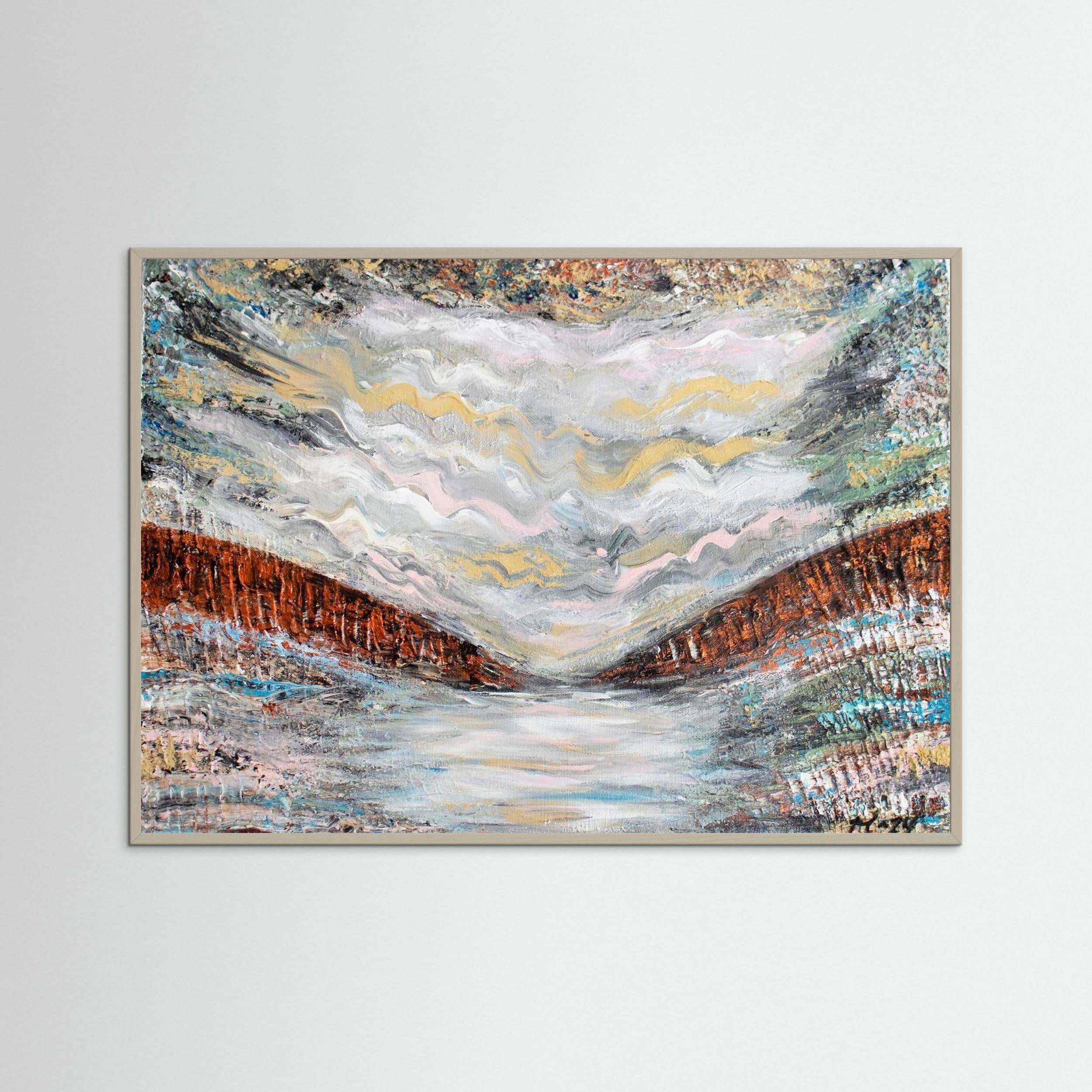 Fine Art Paper Print: "Shades of pink"