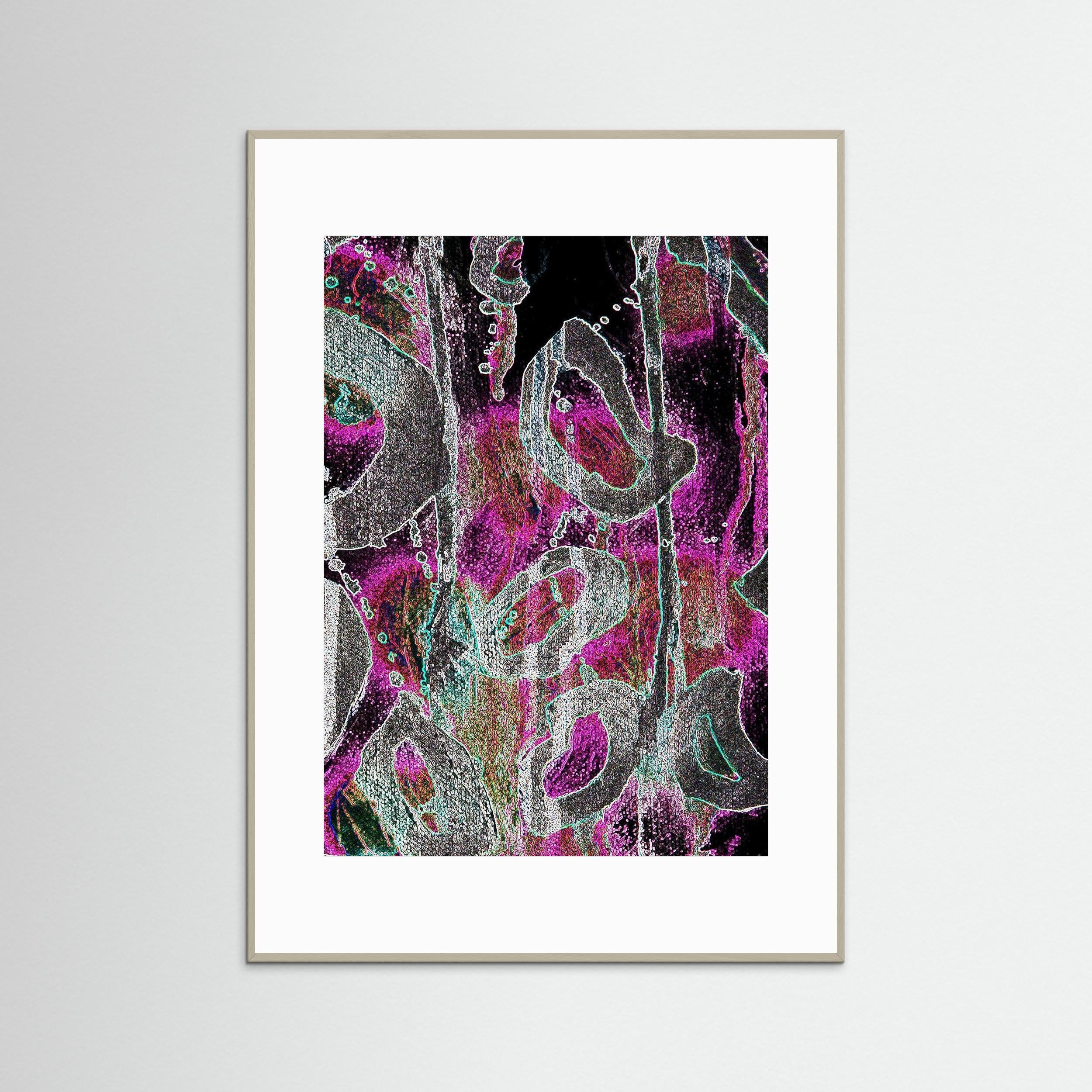 Fine Art Paper Print: "Leopard Glow"
