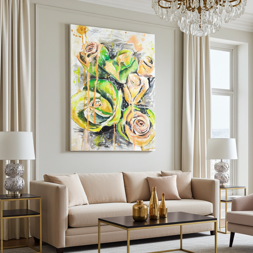 Canvas Print: " A green day"