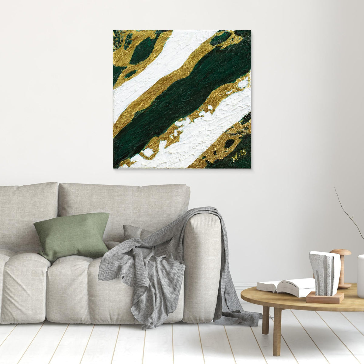 Canvas Print: "The Green Emerald"